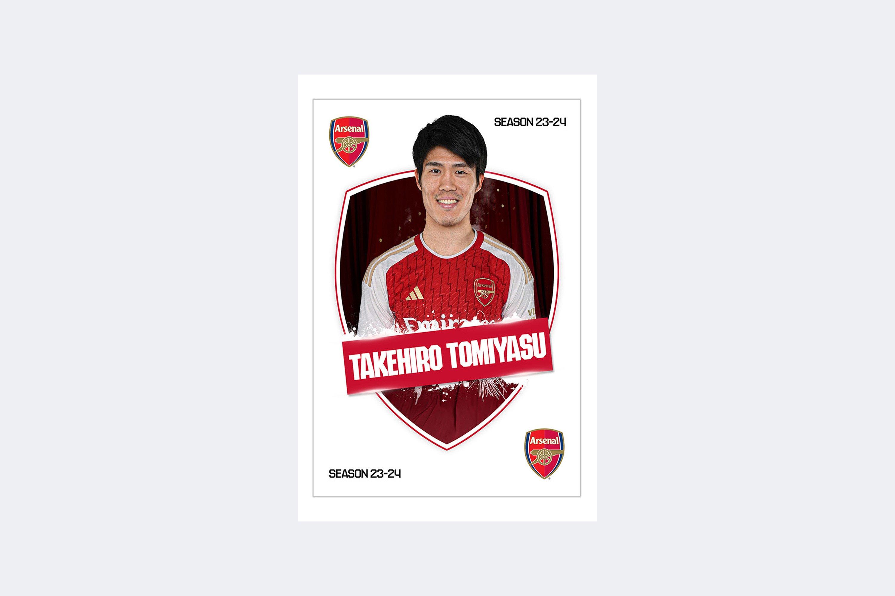 Arsenal 23/24 Tomiyasu Headshot