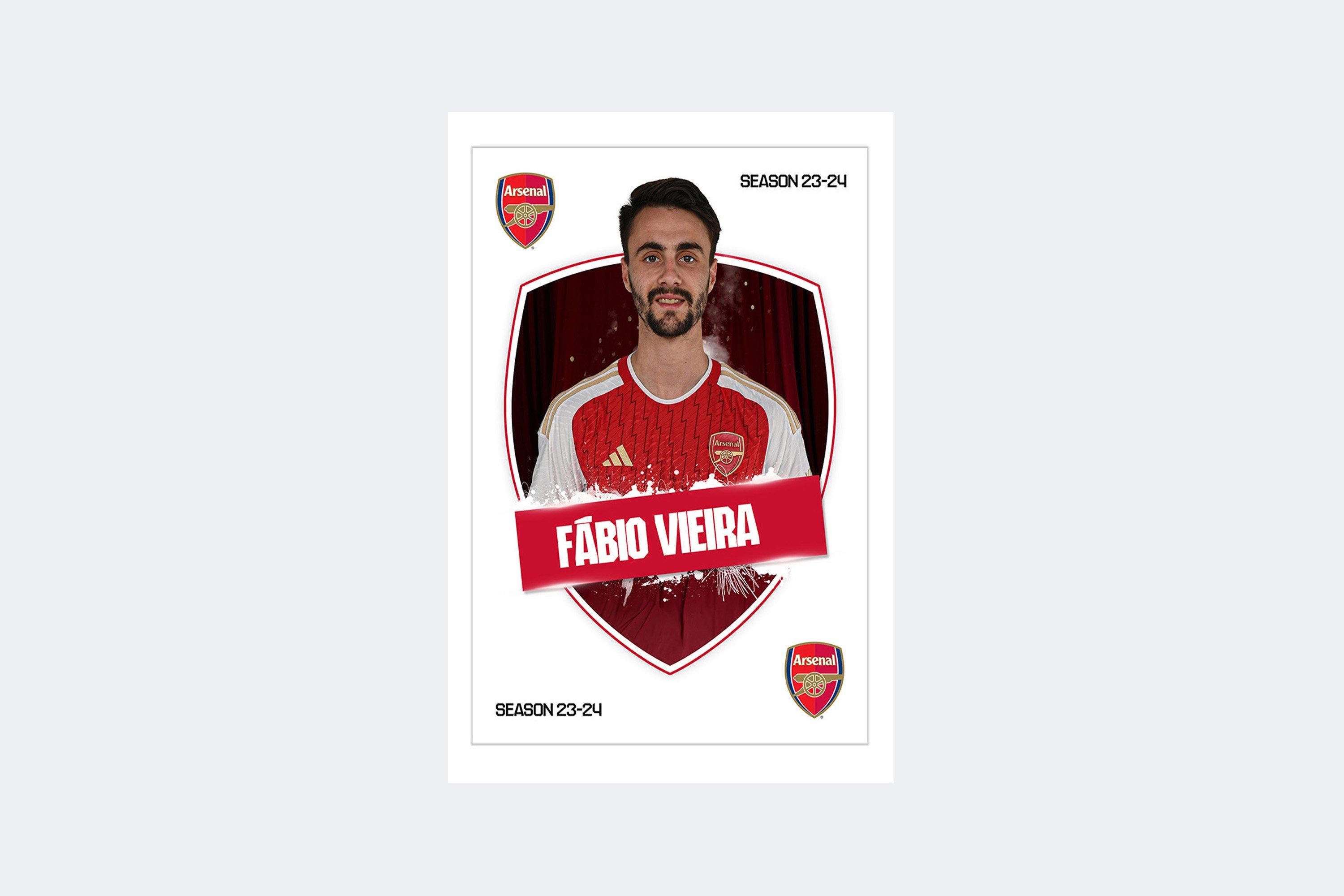 Arsenal 23/24 Fabio Vieira Headshot