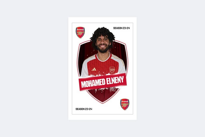 Arsenal 23/24 M.Elneny Headshot