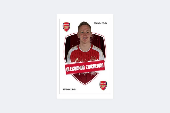 Arsenal 23/24 Zinchenko Headshot