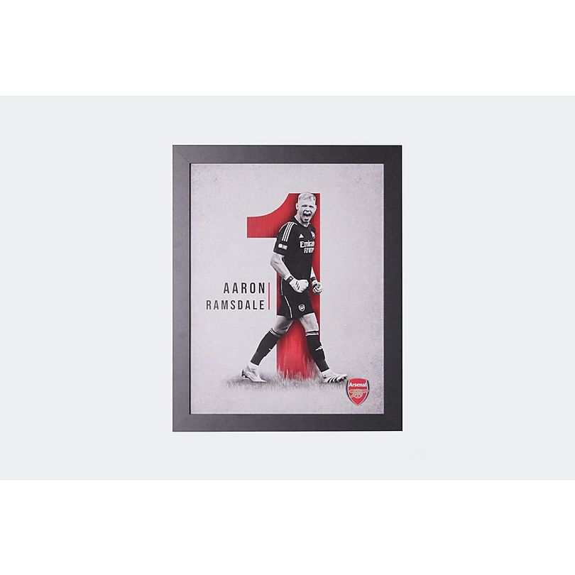 Arsenal 23/24 Framed RAMSDALE Profile Print