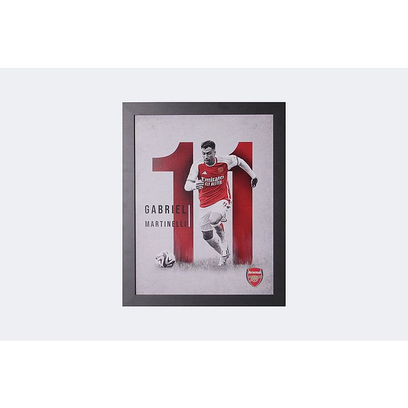 Arsenal 23/24 Framed MARTINELLI Profile Print