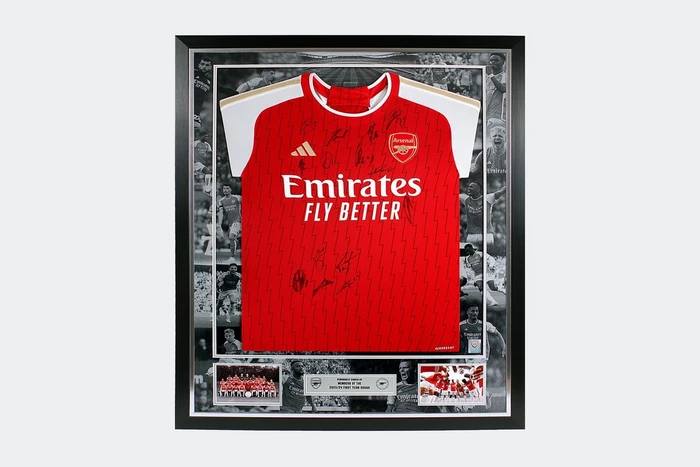 Arsenal 23/24 Framed Signed Squad Shirt