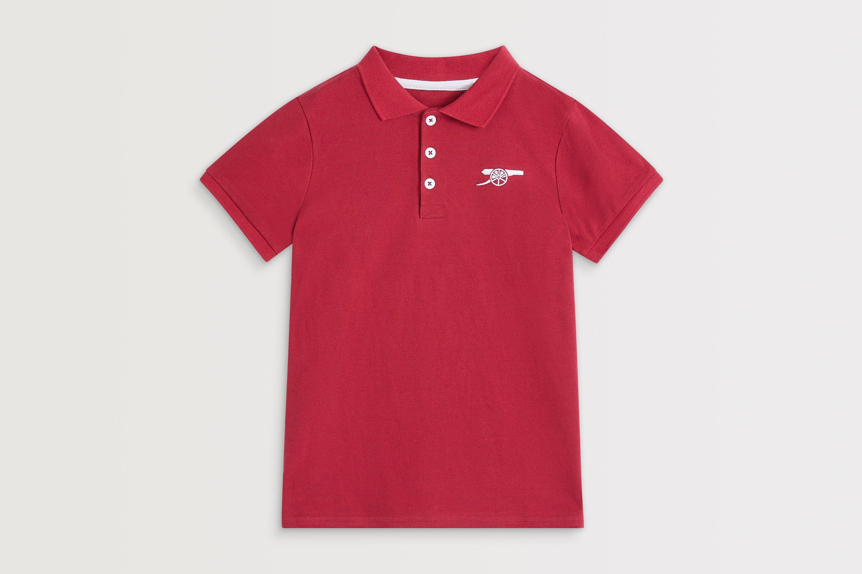 Arsenal Kids Cannon Red Polo Shirt