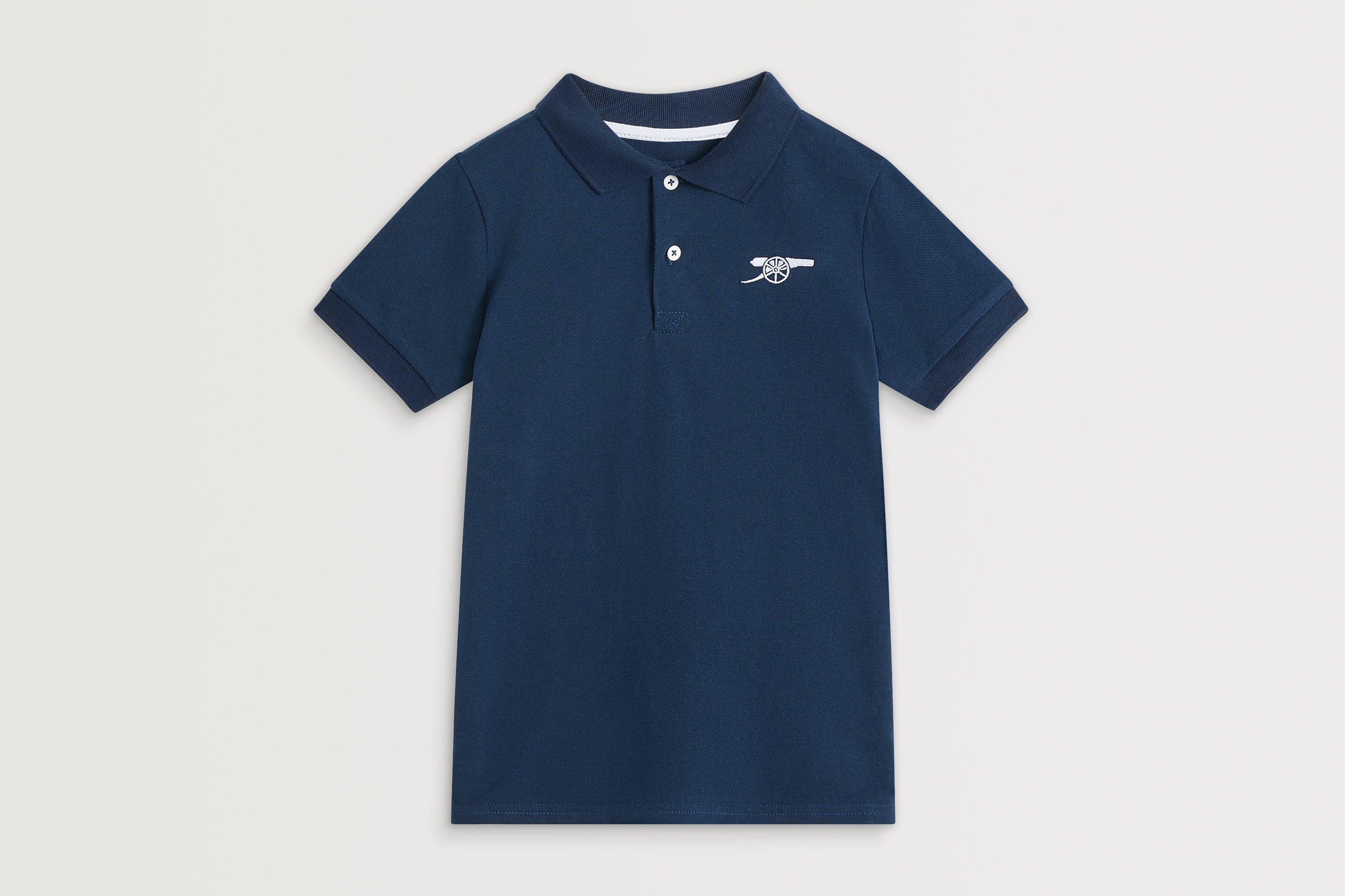 Arsenal Kids Cannon Navy Polo Shirt