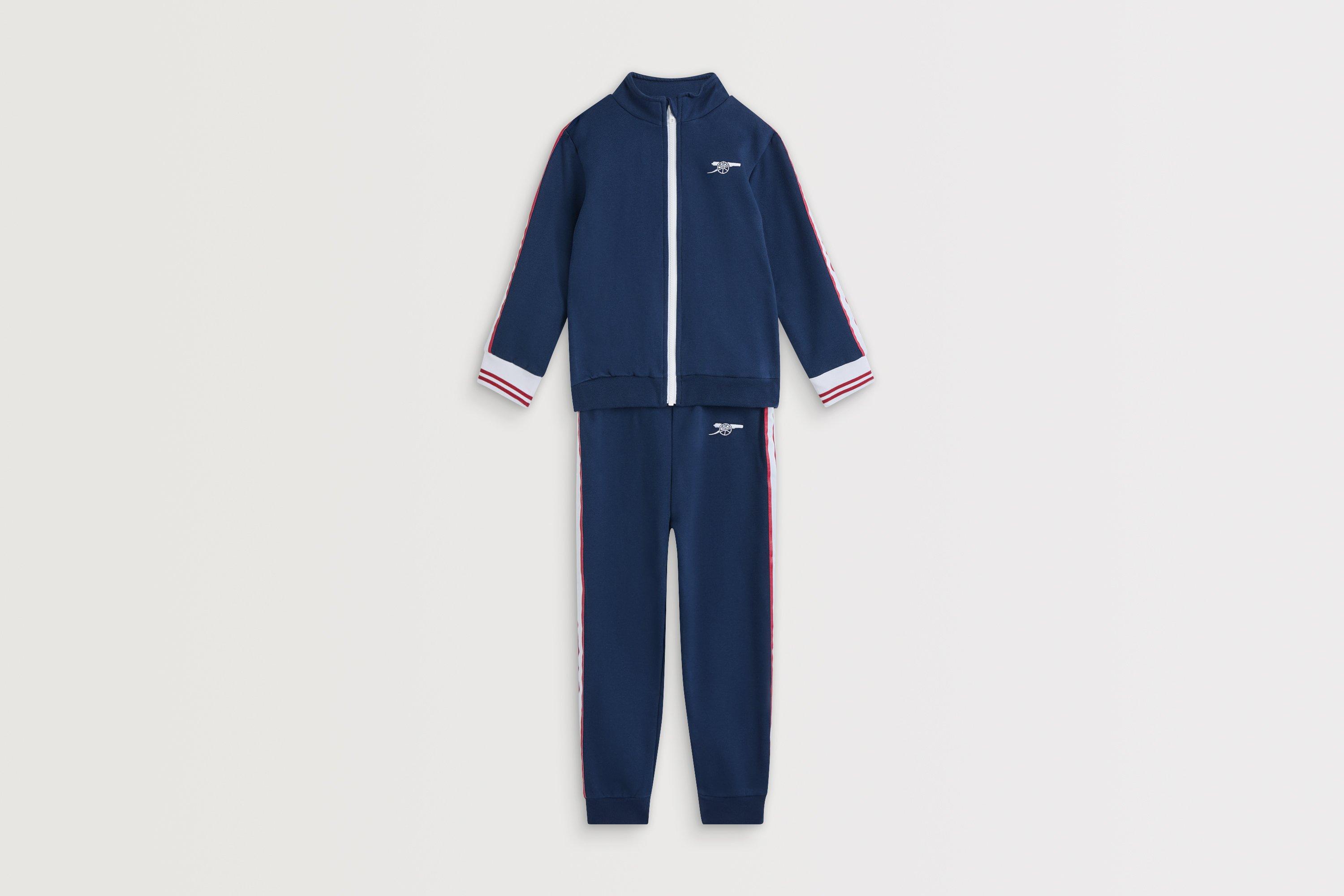 Arsenal Kids Cannon Zip-Up Navy Set