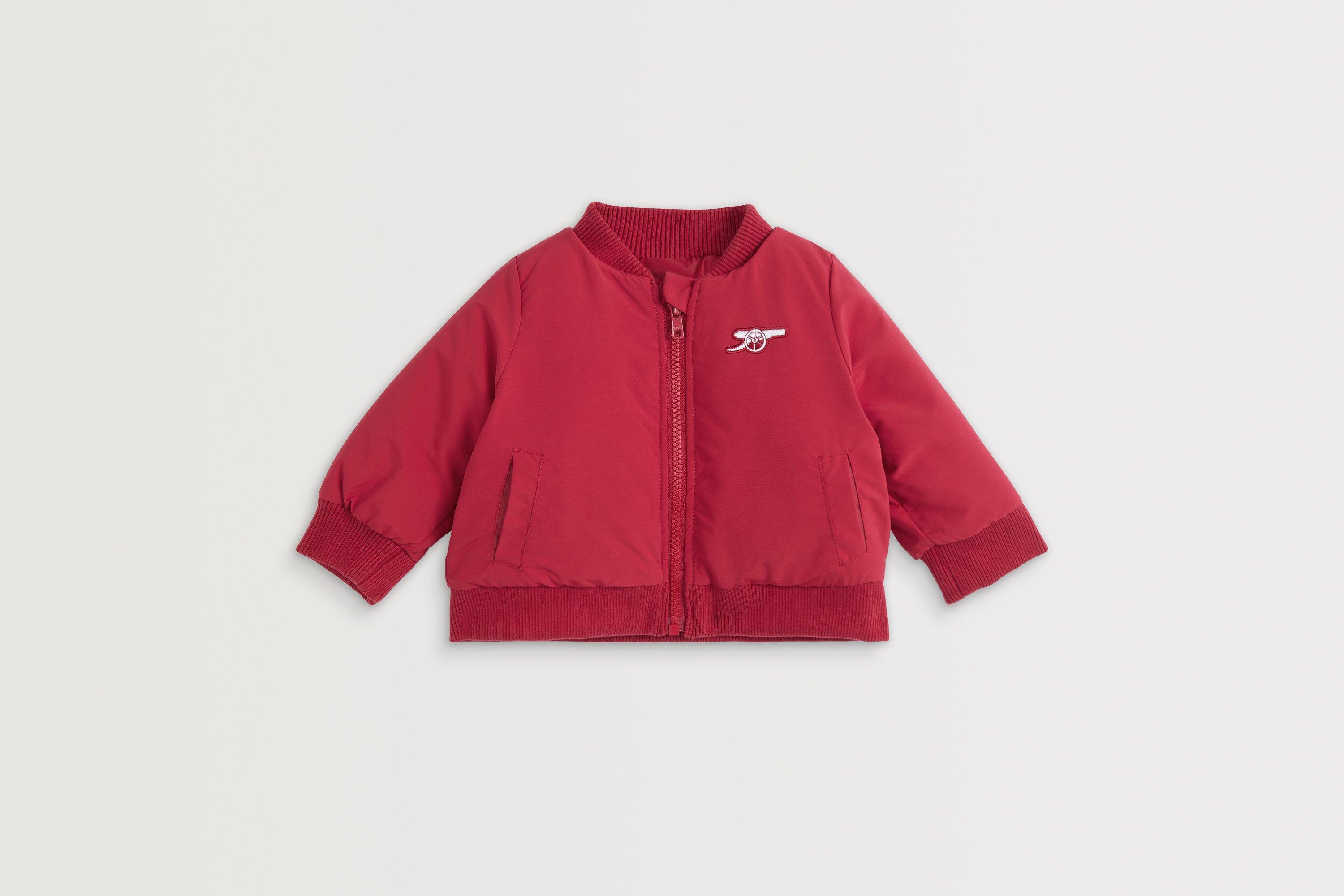 Arsenal Baby Cannon Red Bomber Jacket