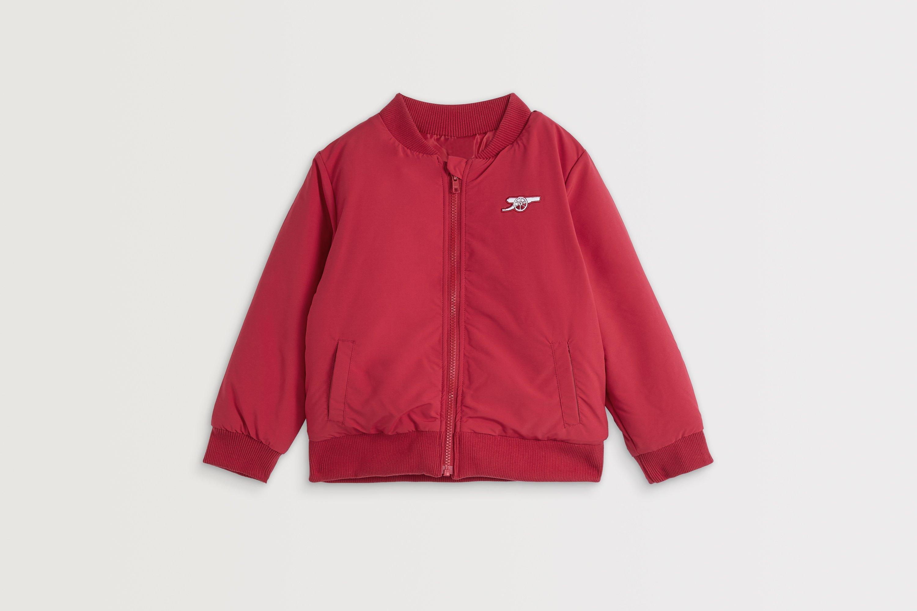 Arsenal Kids Cannon Red Bomber Jacket