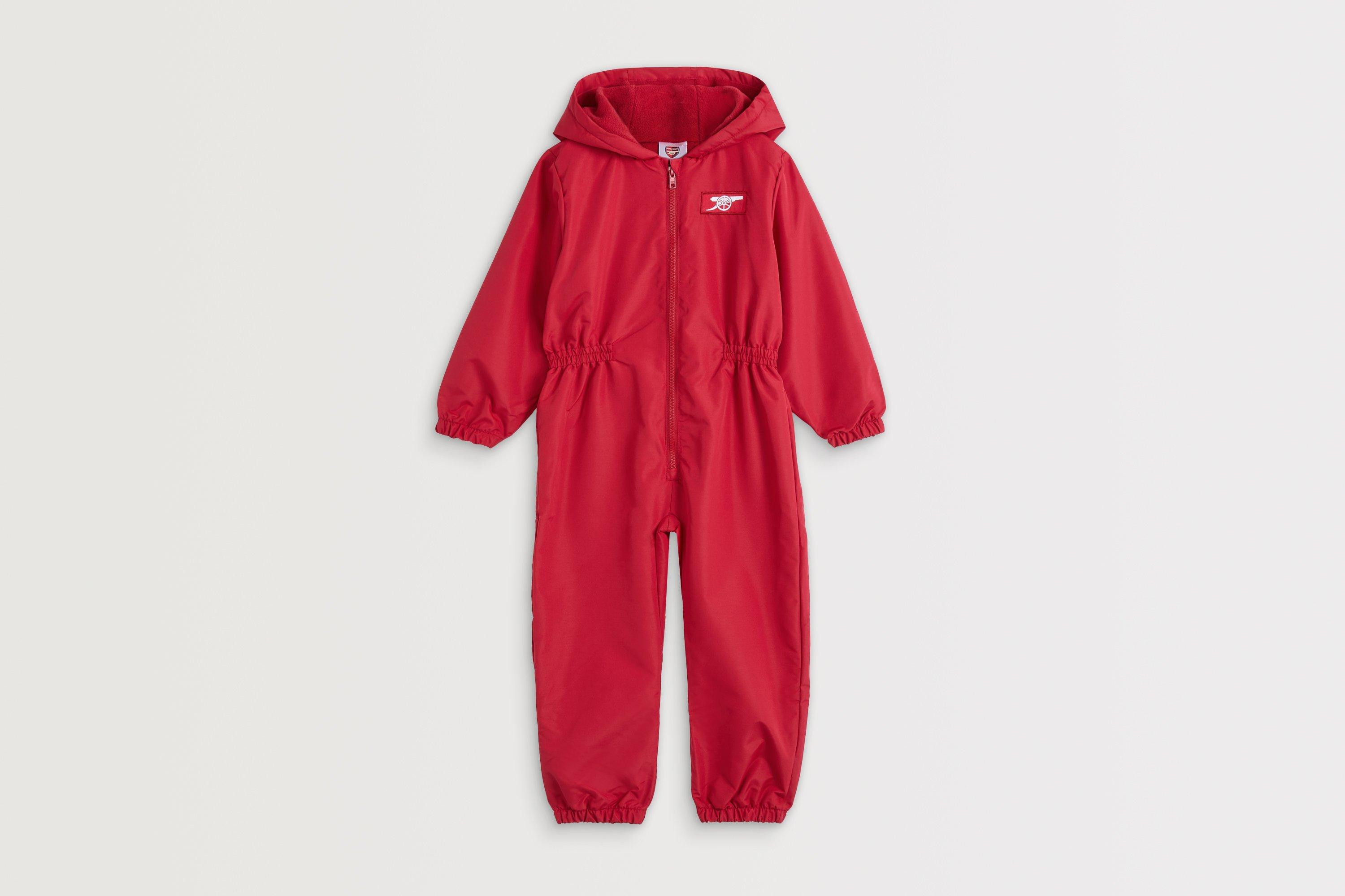 Arsenal Kids Shower Resistant Red Puddlesuit