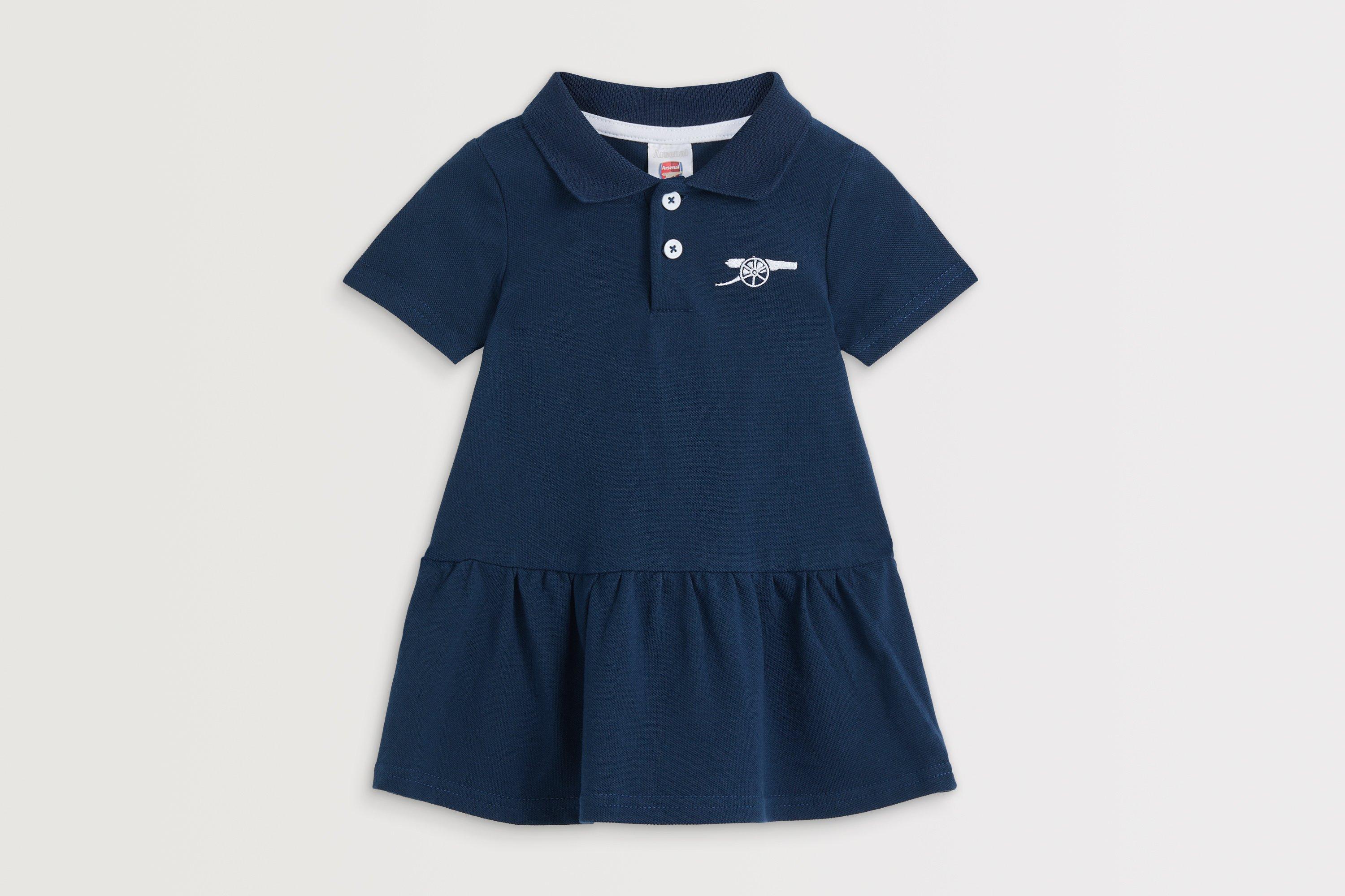 Arsenal Baby Cannon Navy Polo Dress