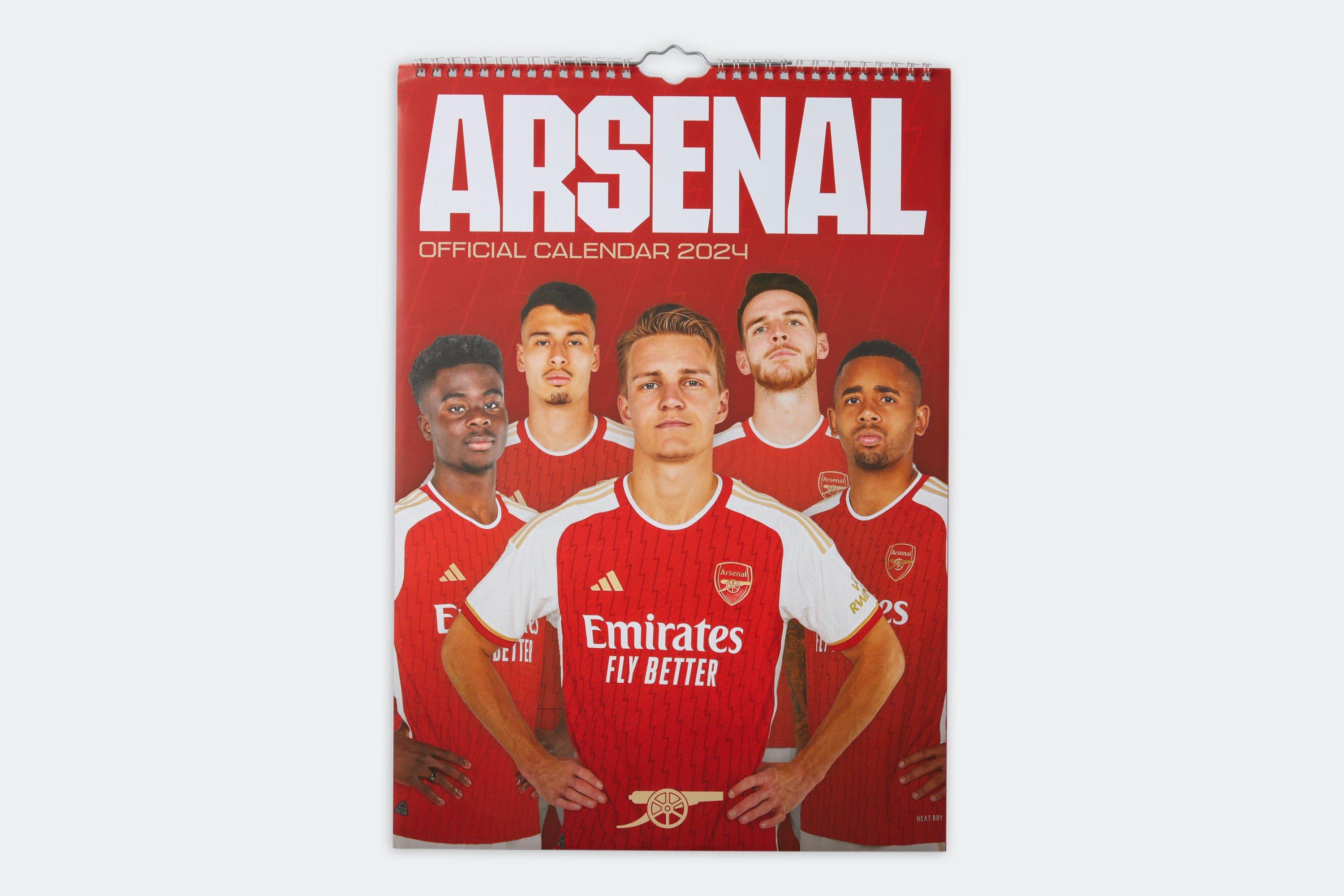 Arsenal Mens 2024 Calendar Official Online Store