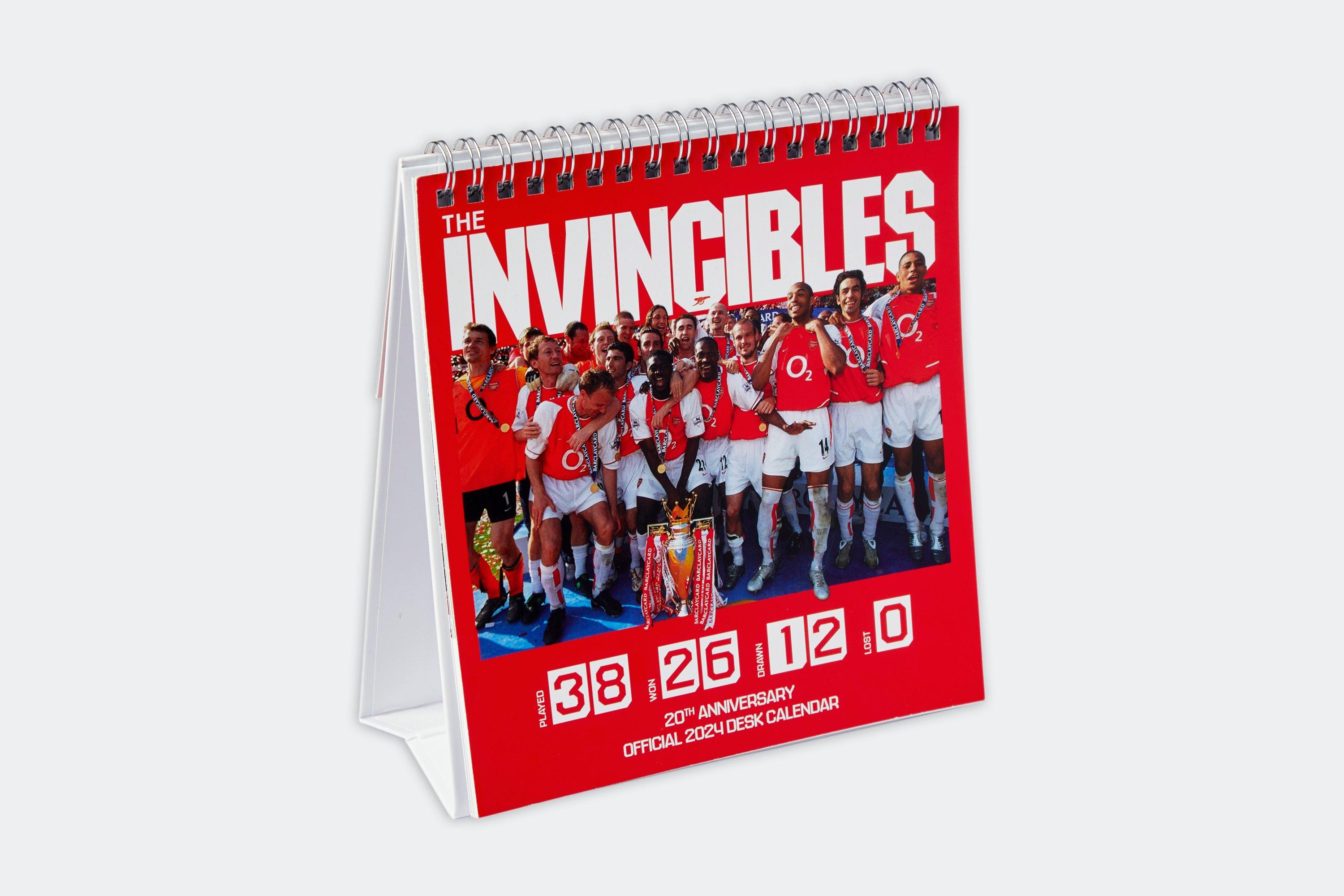 Arsenal Invincibles 2024 Desk Calendar