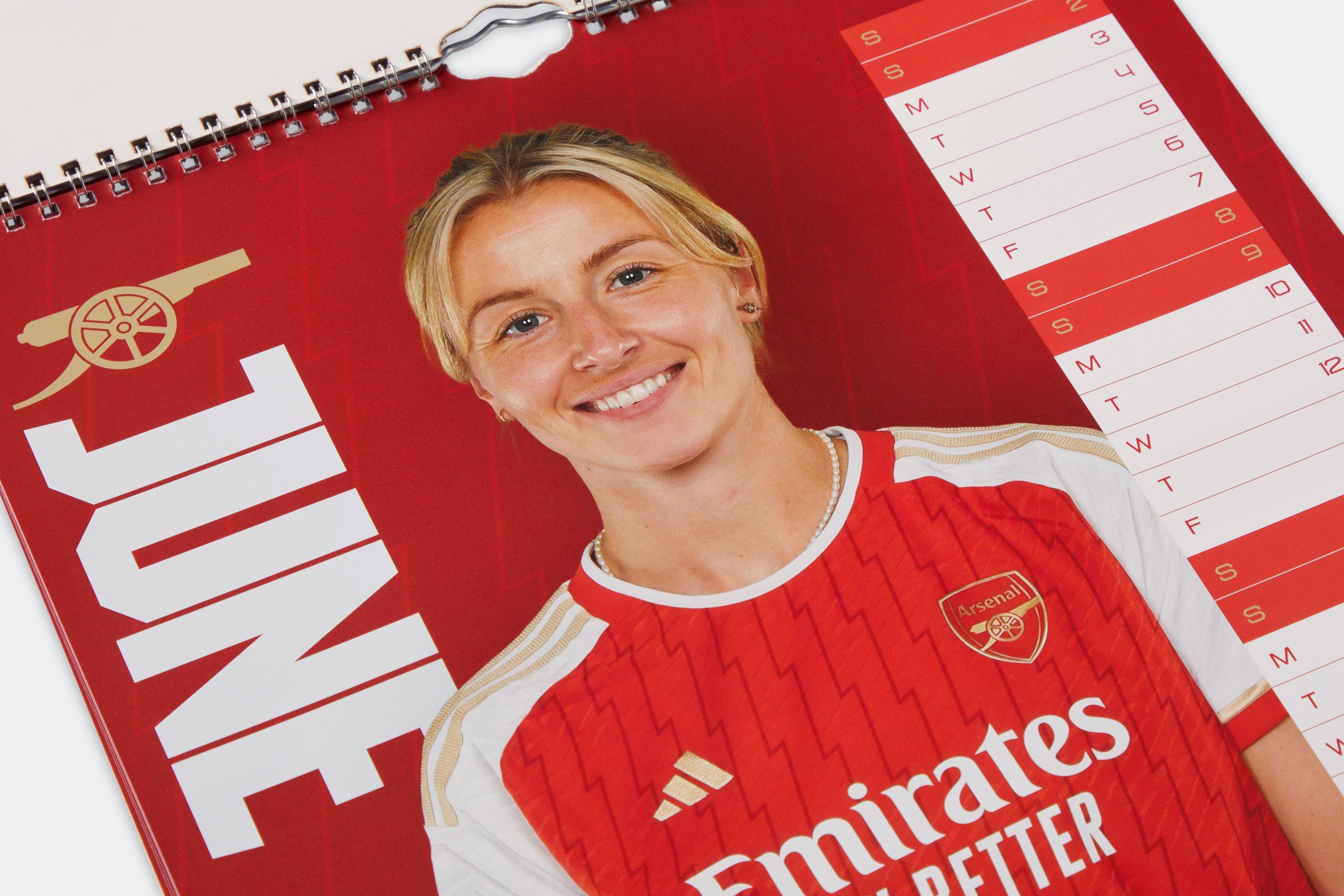 Official Arsenal WFC A3 Calendar 2024: Buy Online on Offer