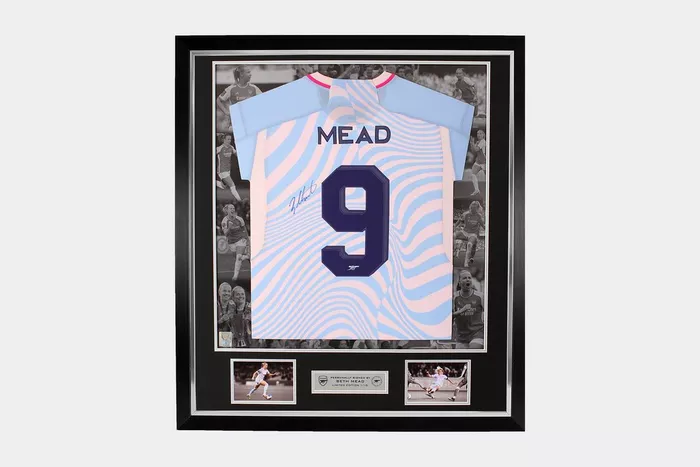 Arsenal 23/24 Framed Signed Stella MEAD Shirt