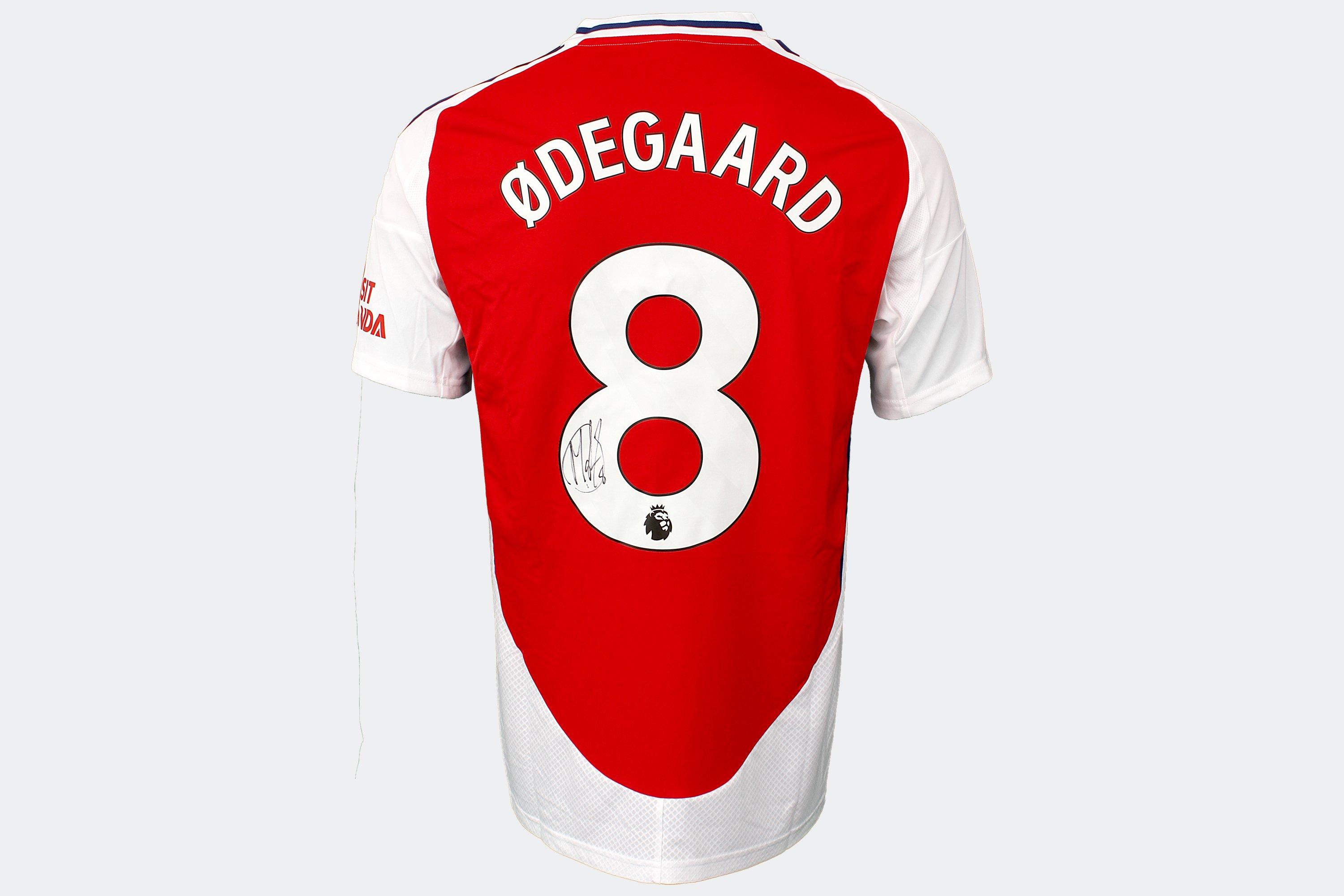 Arsenal 24/25 Home Boxed Signed Shirt ODEGAARD