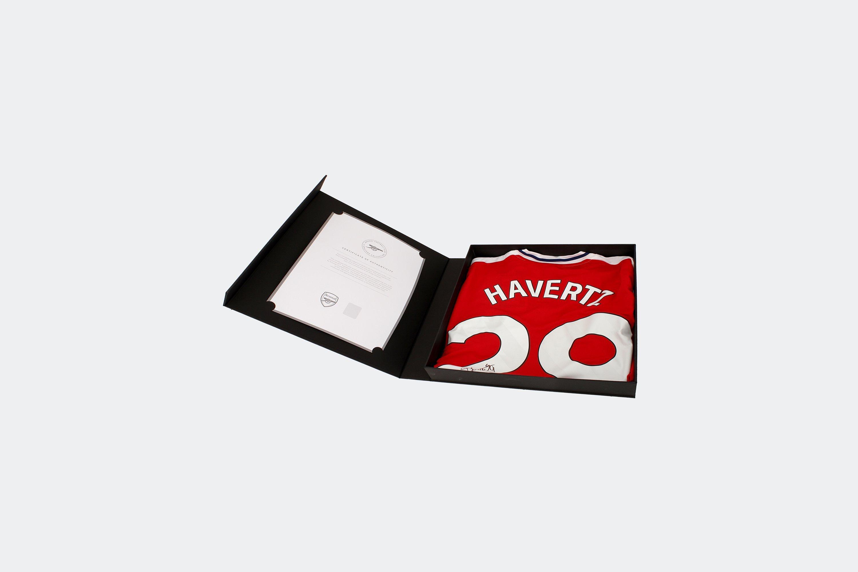 Arsenal 24/25 Home Boxed Signed Shirt HAVERTZ