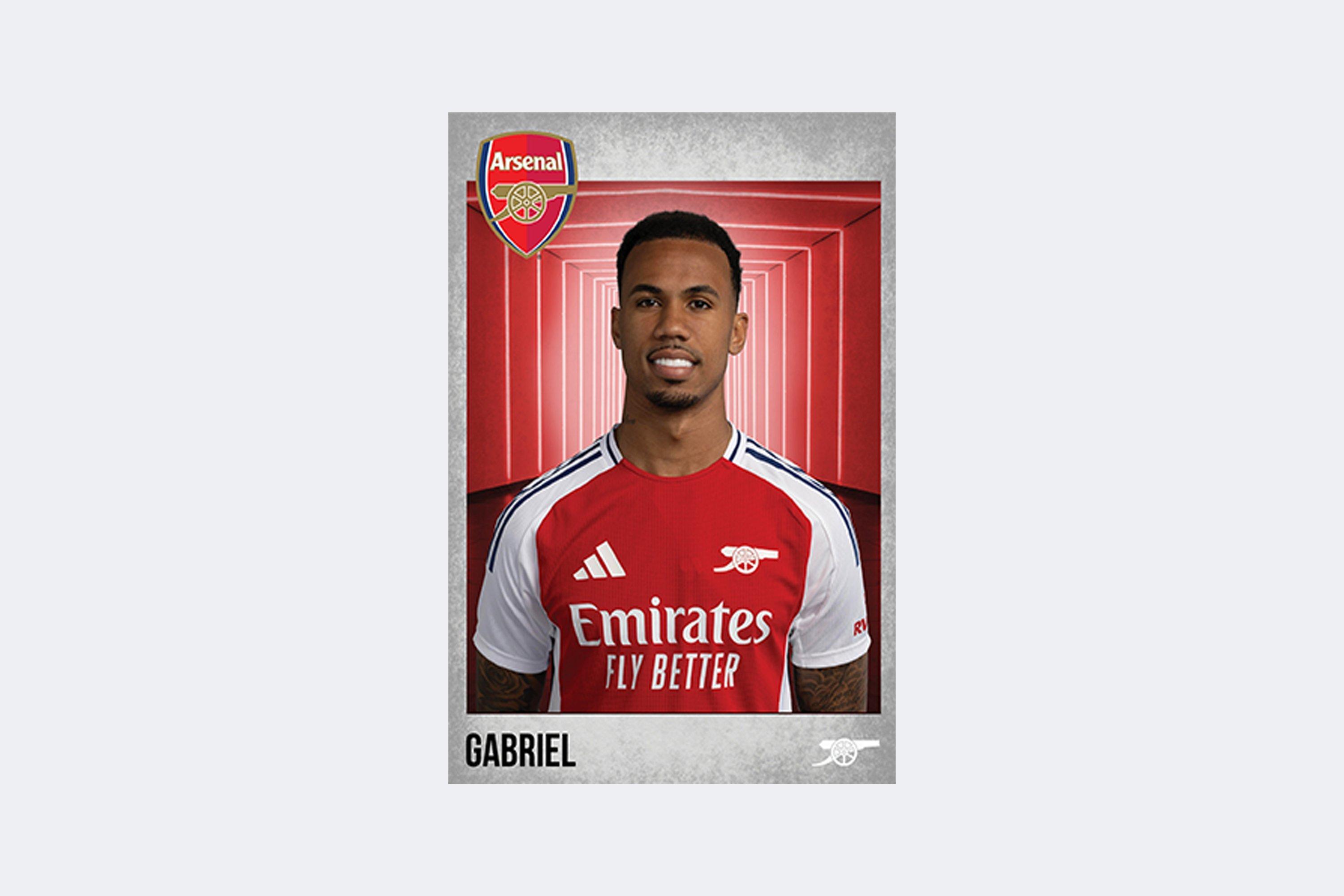 Arsenal 2024/25 Gabriel Headshot