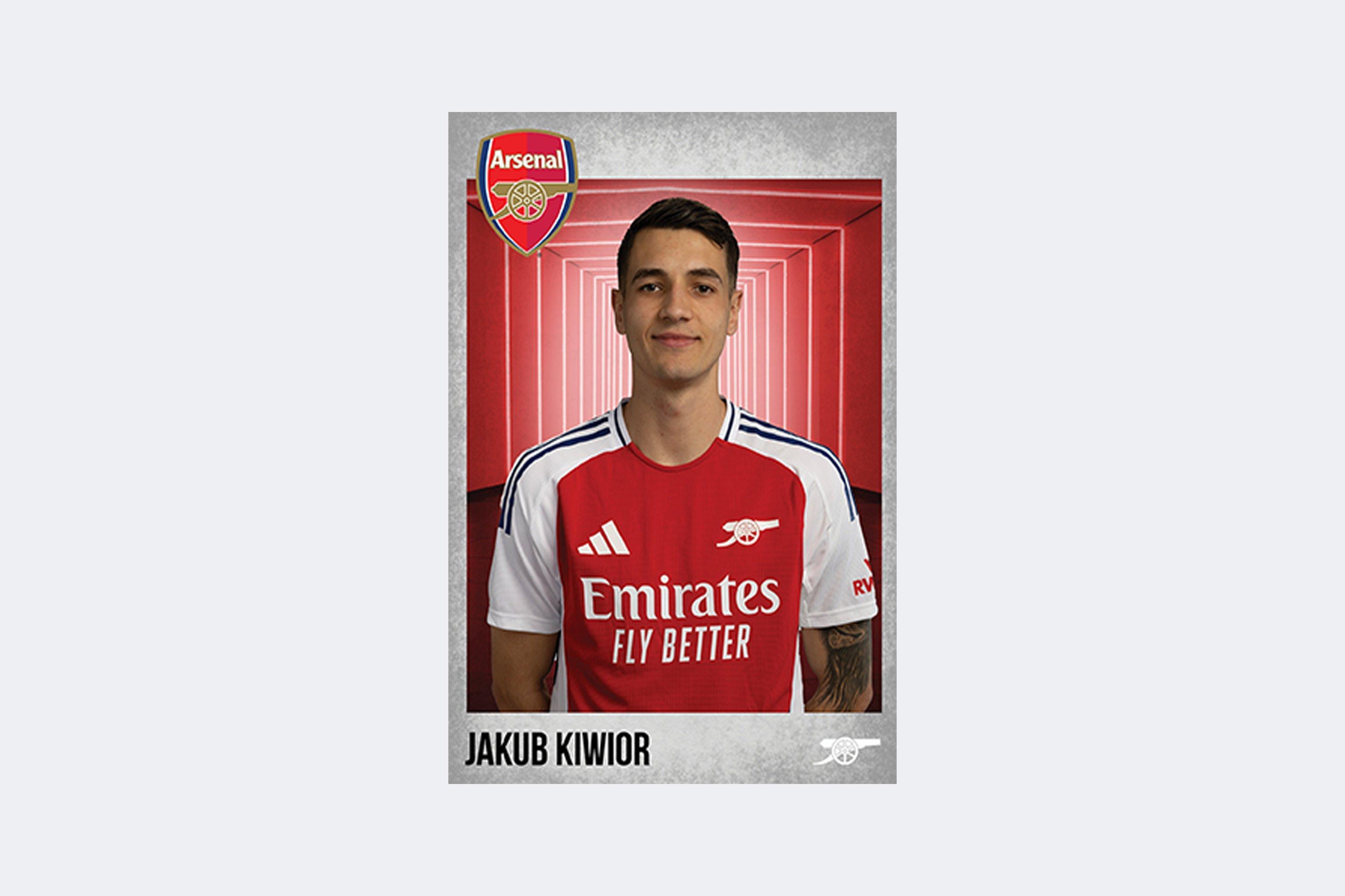 Arsenal 2024/25 Kiwior Headshot