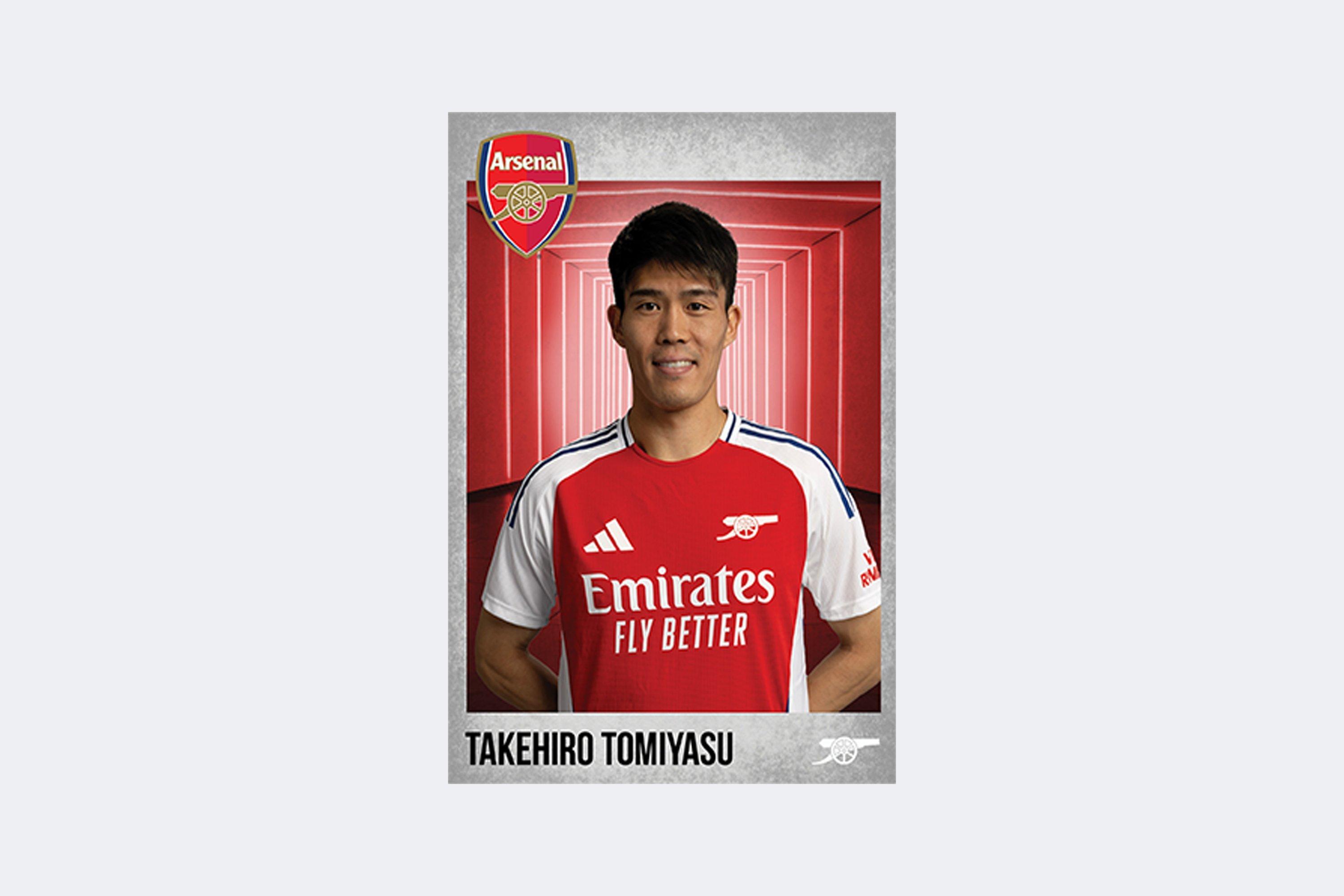 Arsenal 2024/25 Tomiyasu Headshot