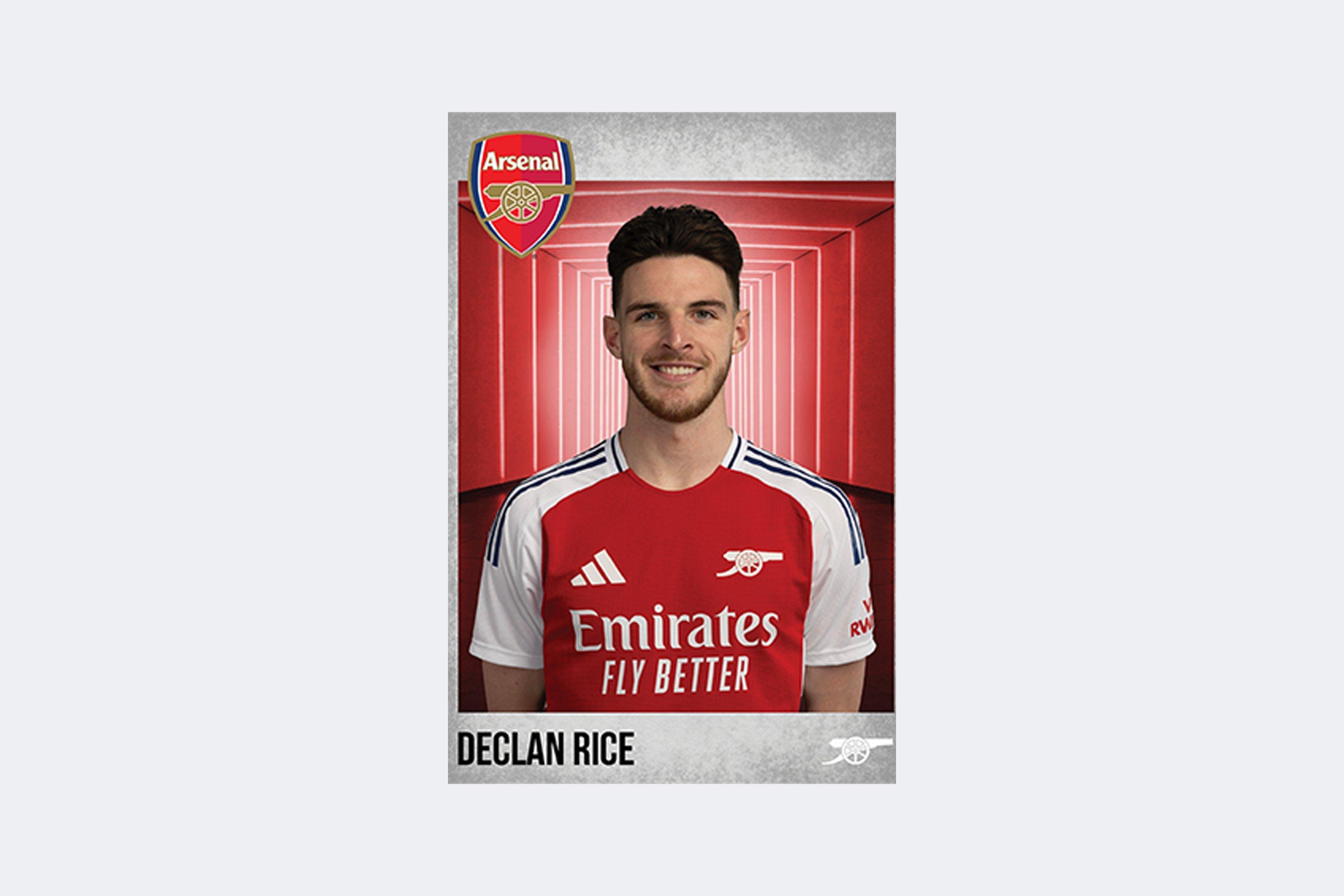 Arsenal 2024/25 Rice Headshot