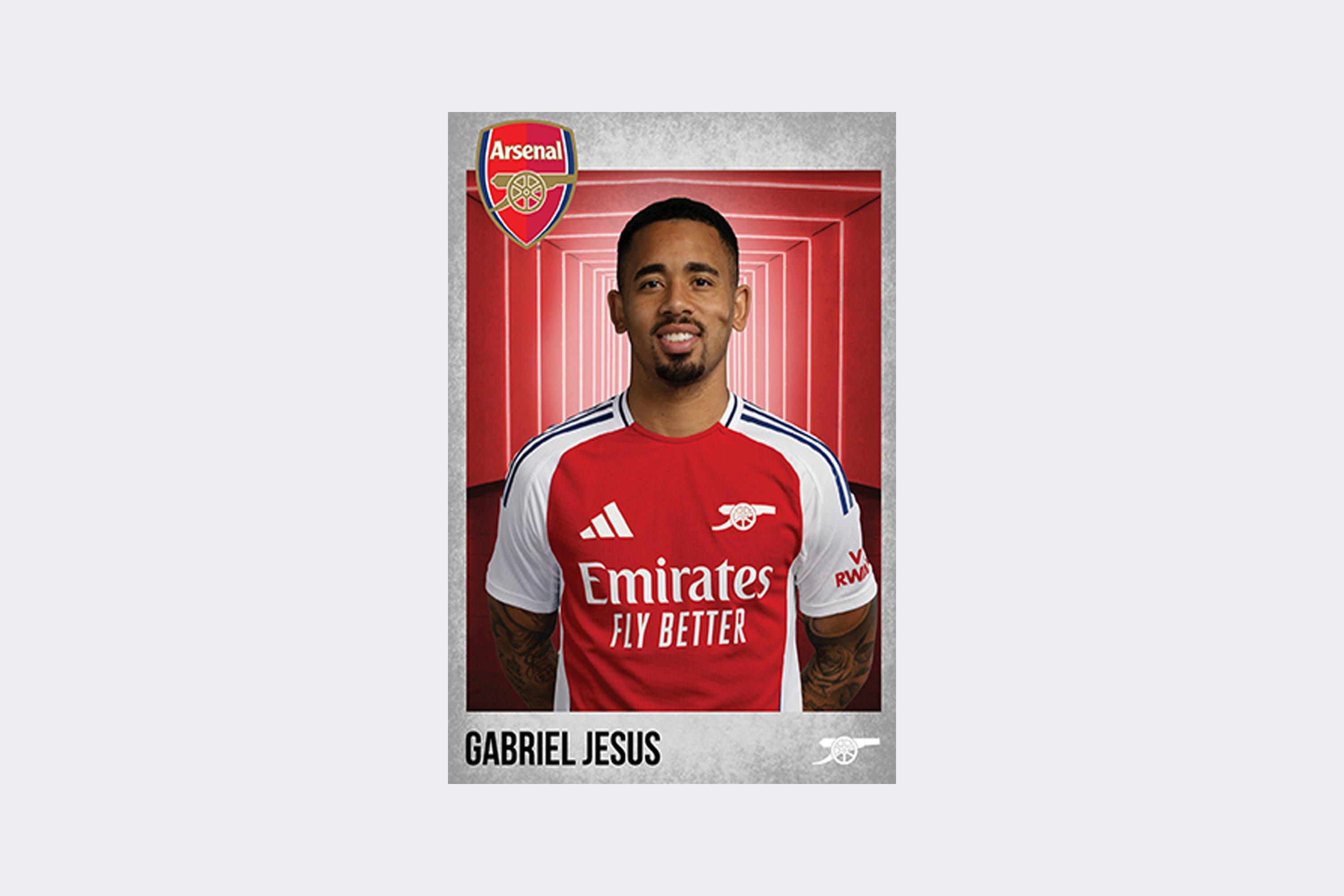 Arsenal 2024/25 G. Jesus Headshot