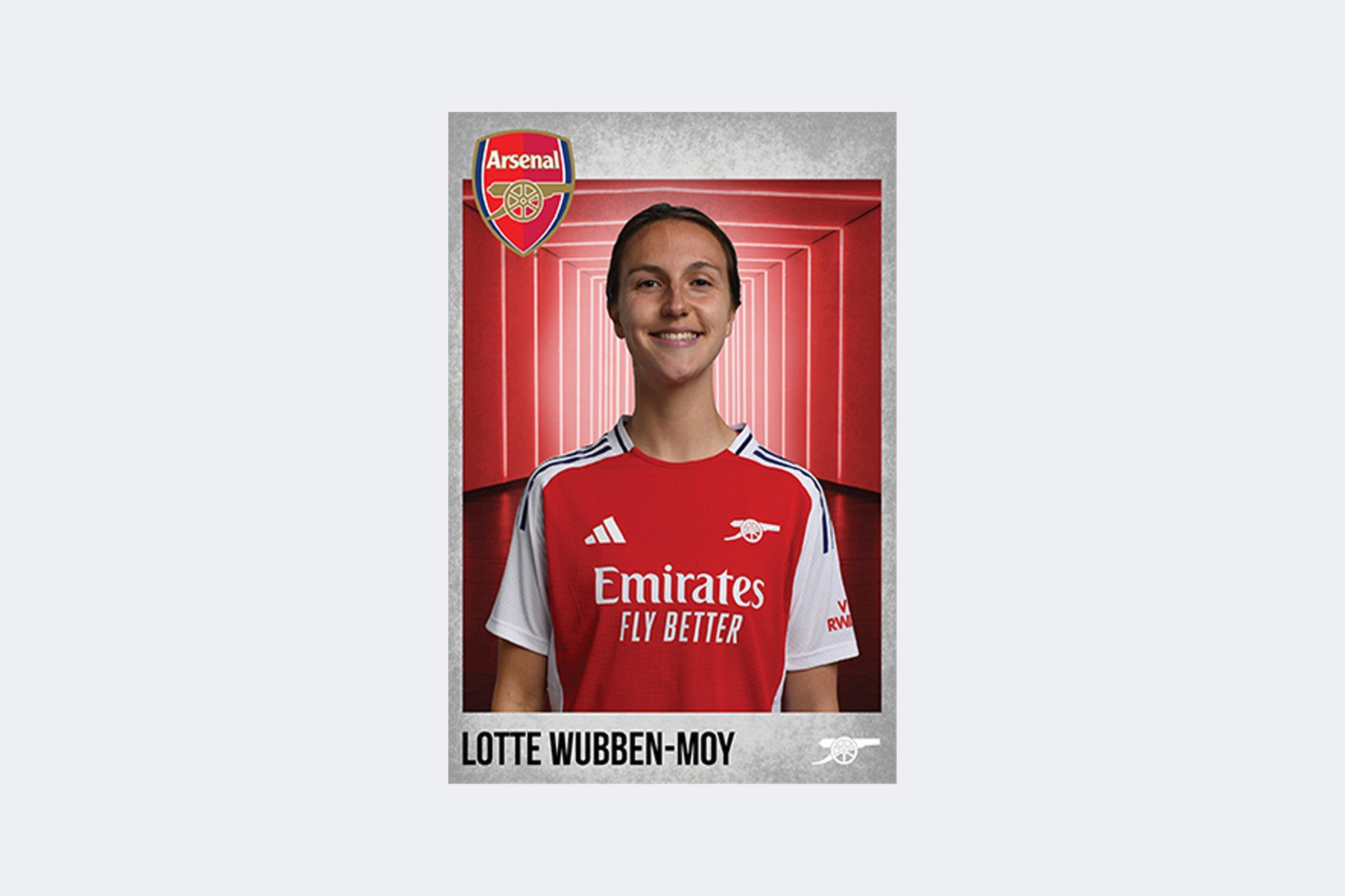 Arsenal 2024/25 Wubben-Moy Headshot