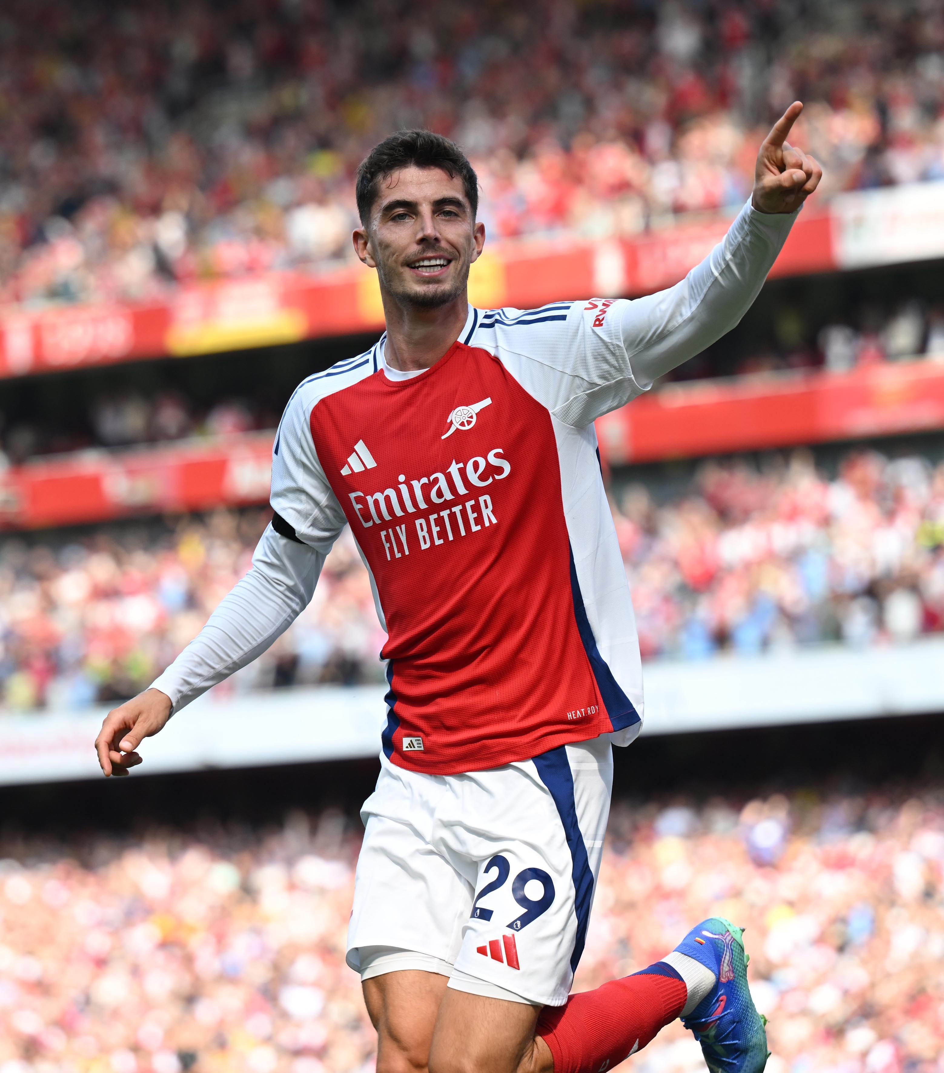 Arsenal Match Worn Shirt V Wolves HAVERTZ