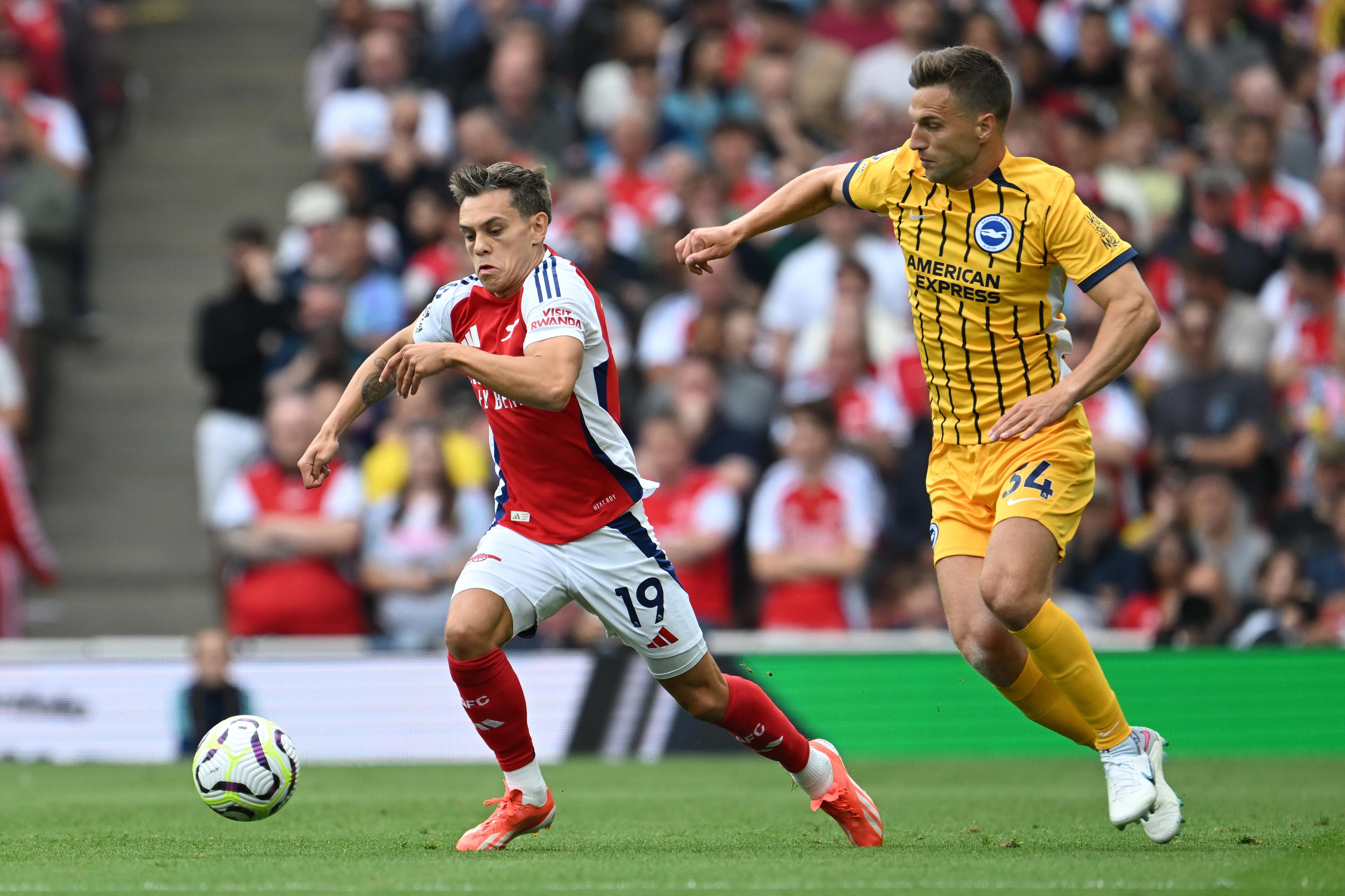 Arsenal Match Worn Shirt V Brighton TROSSARD