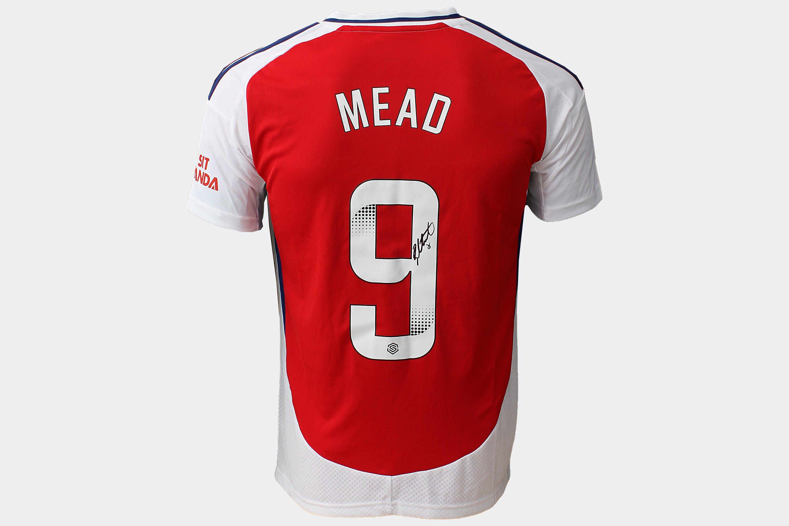 Arsenal 24/25 Home Boxed Signed Shirt MEAD