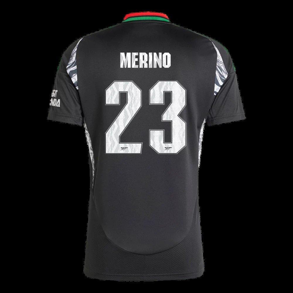 Arsenal Match Worn Shirt V Preston MERINO