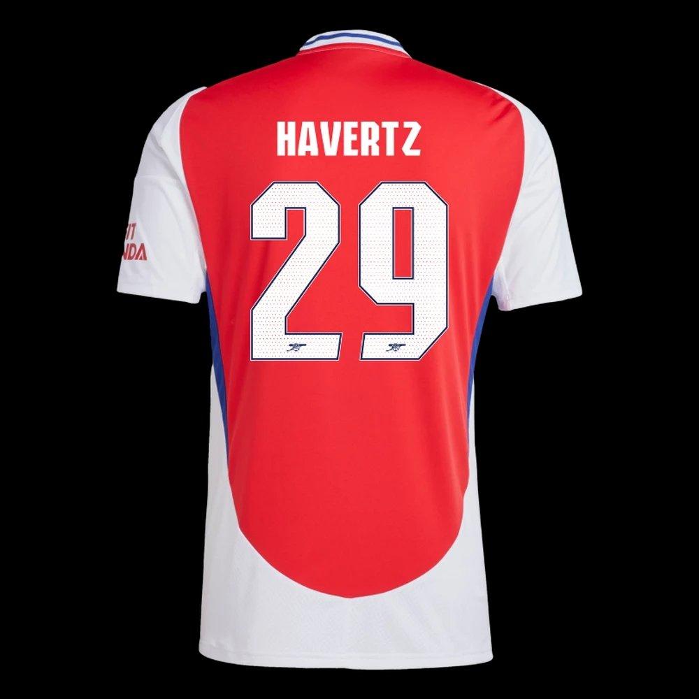 Arsenal Match Worn Shirt V Inter Milan HAVERTZ