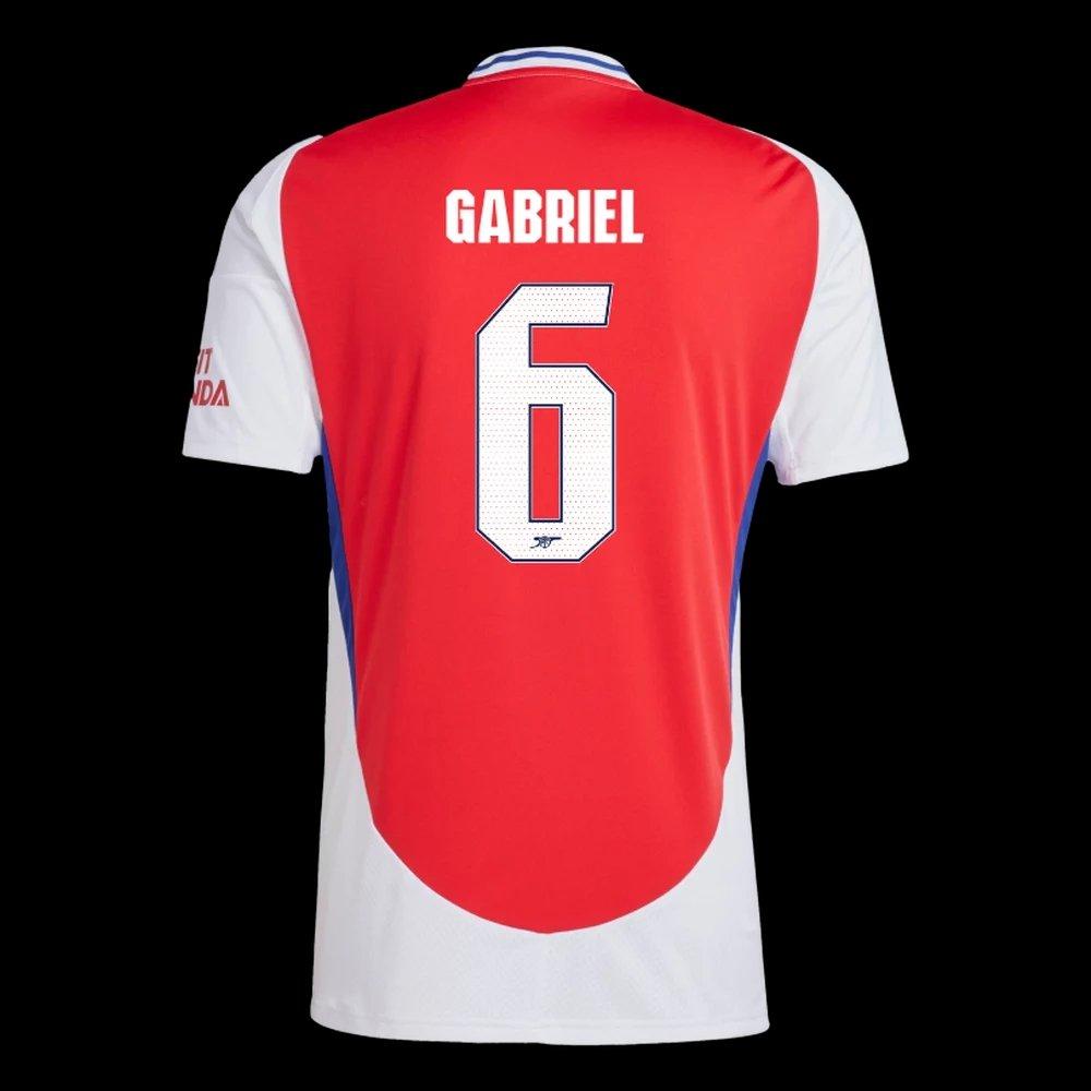 Arsenal Match Worn Shirt V Inter Milan GABRIEL