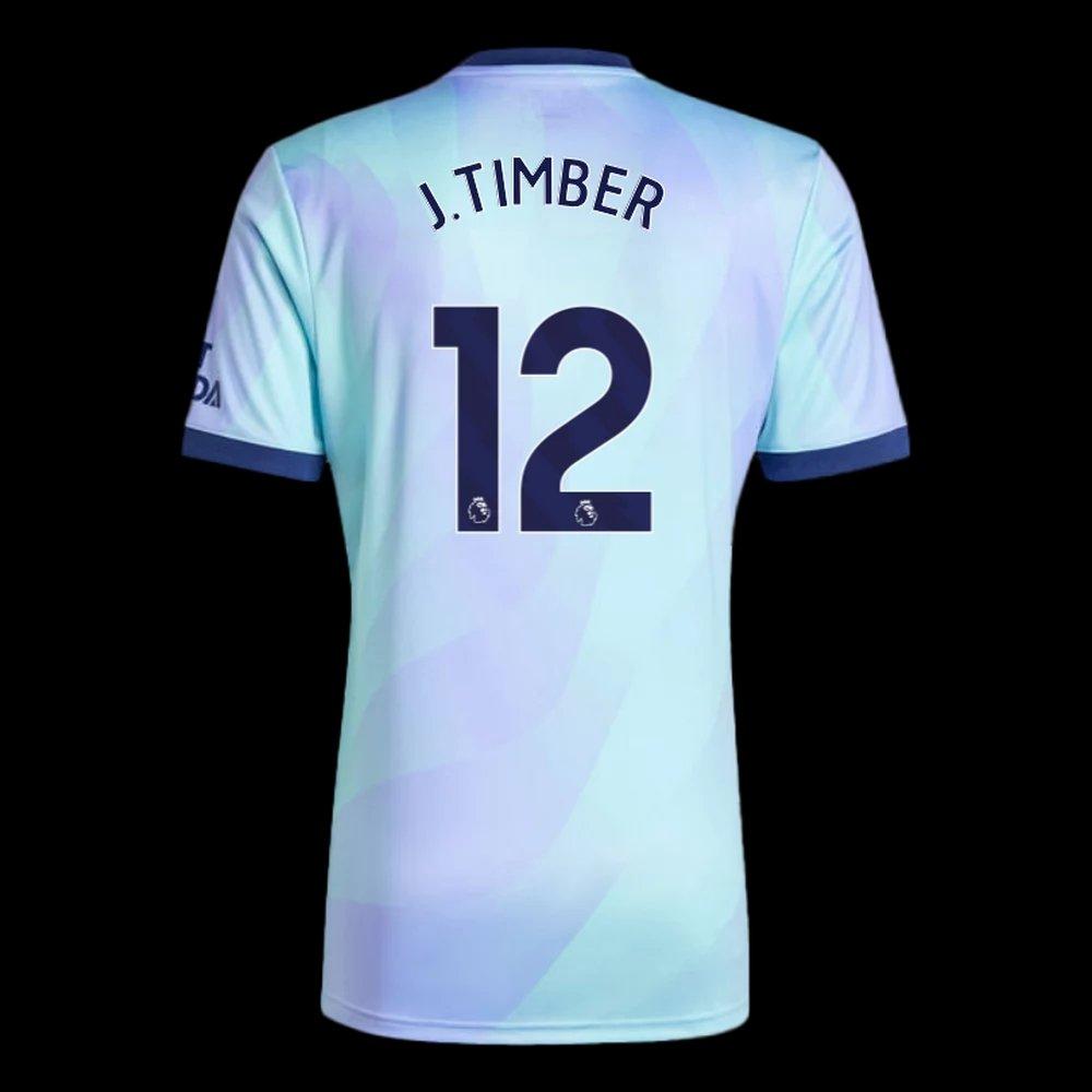Arsenal Match Worn Shirt V Fulham TIMBER
