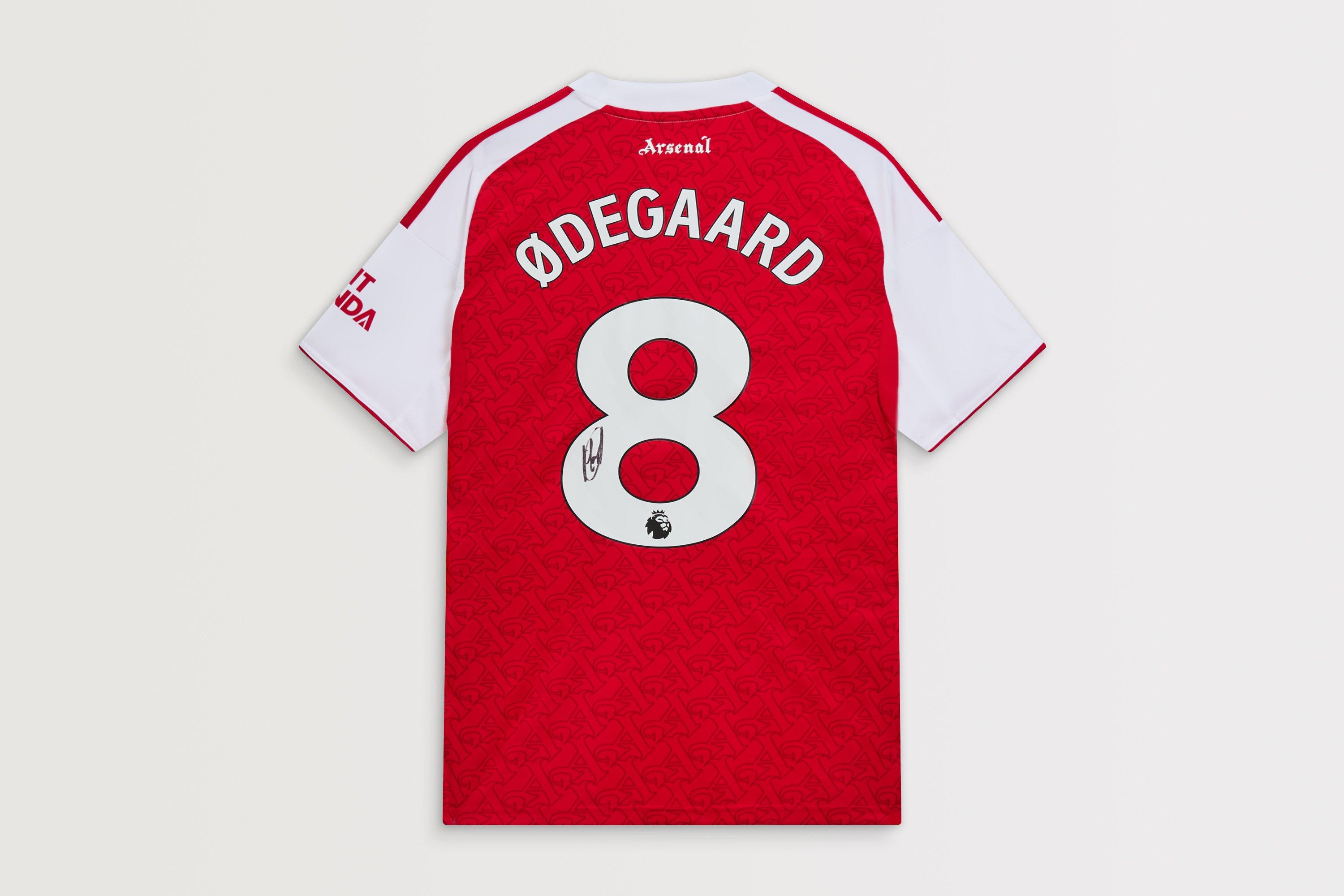 Arsenal 25/26 Home Boxed Signed Shirt ODEGAARD | Official Online Store