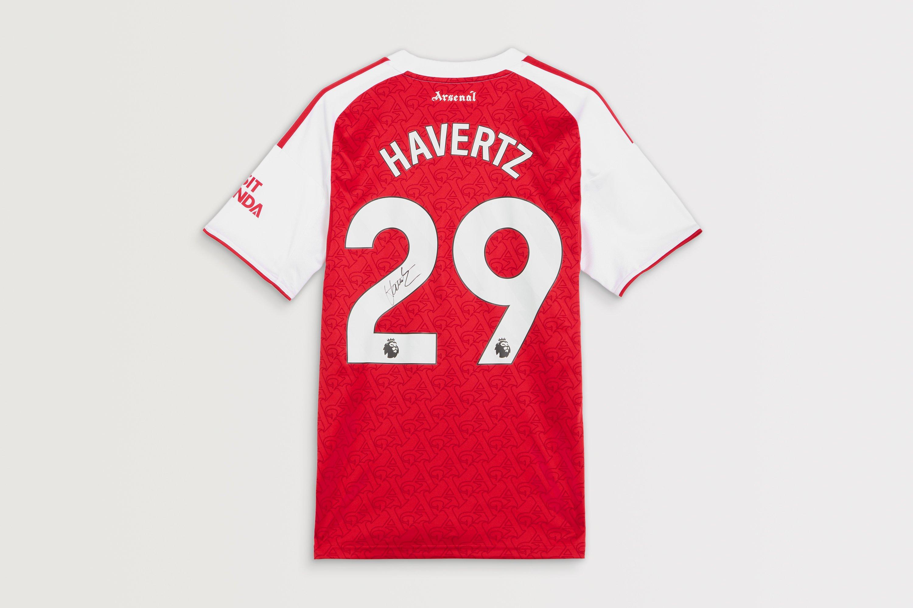 Arsenal 25/26 Home Boxed Signed Shirt HAVERTZ | Official Online Store