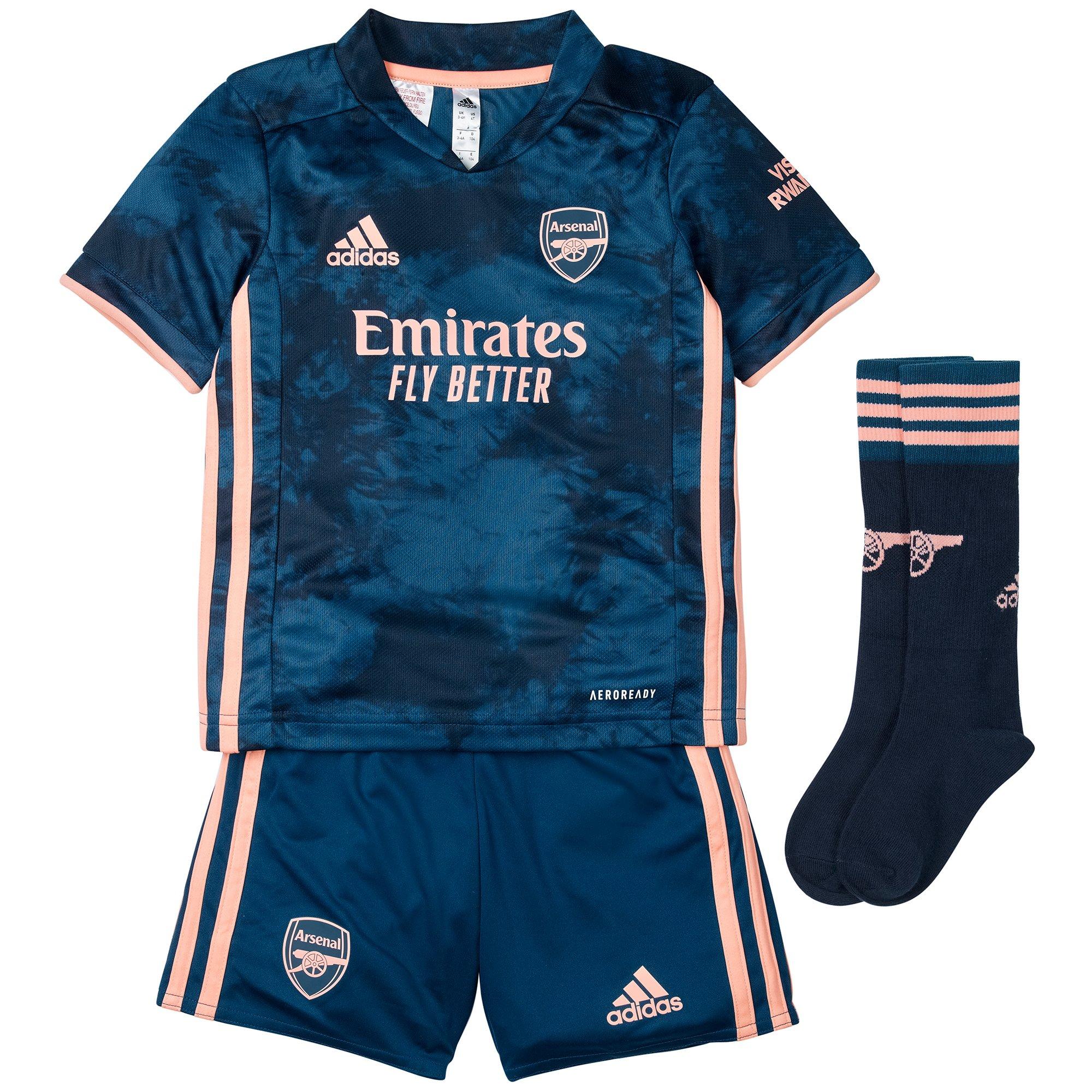 arsenal junior away shorts