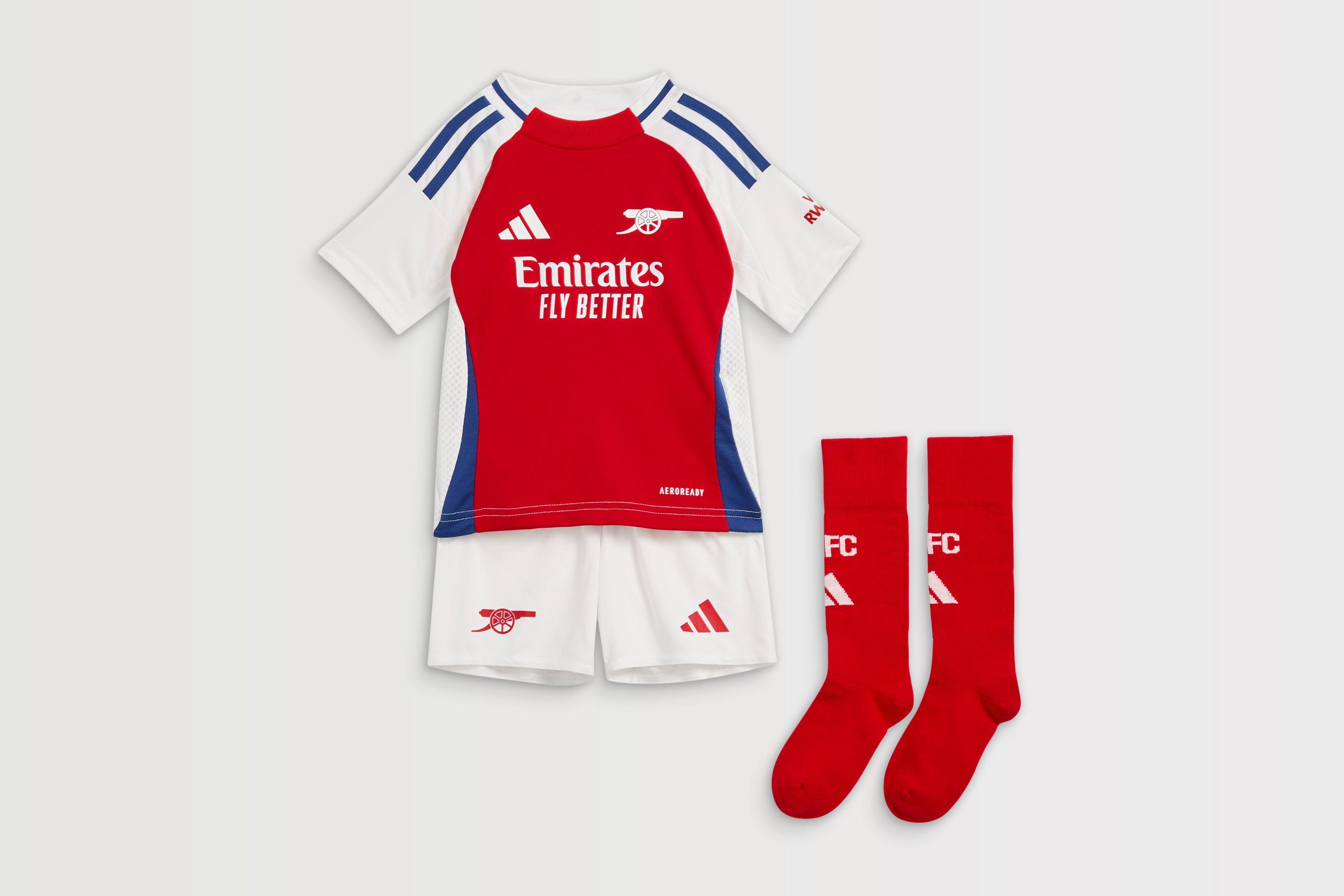 Arsenal adidas 24/25 Home Mini Kit