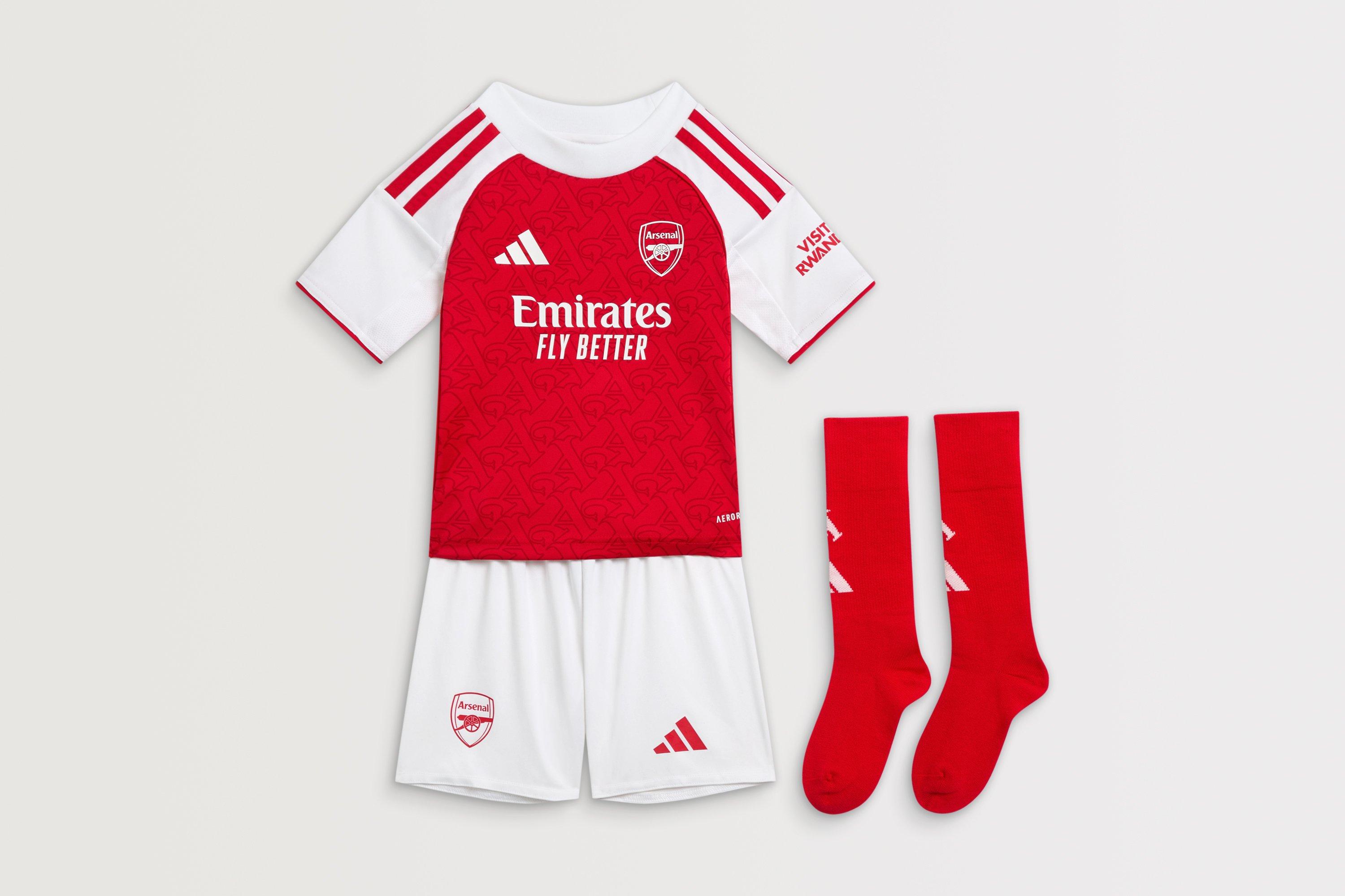 Arsenal adidas 25/26 Home Mini Kit
