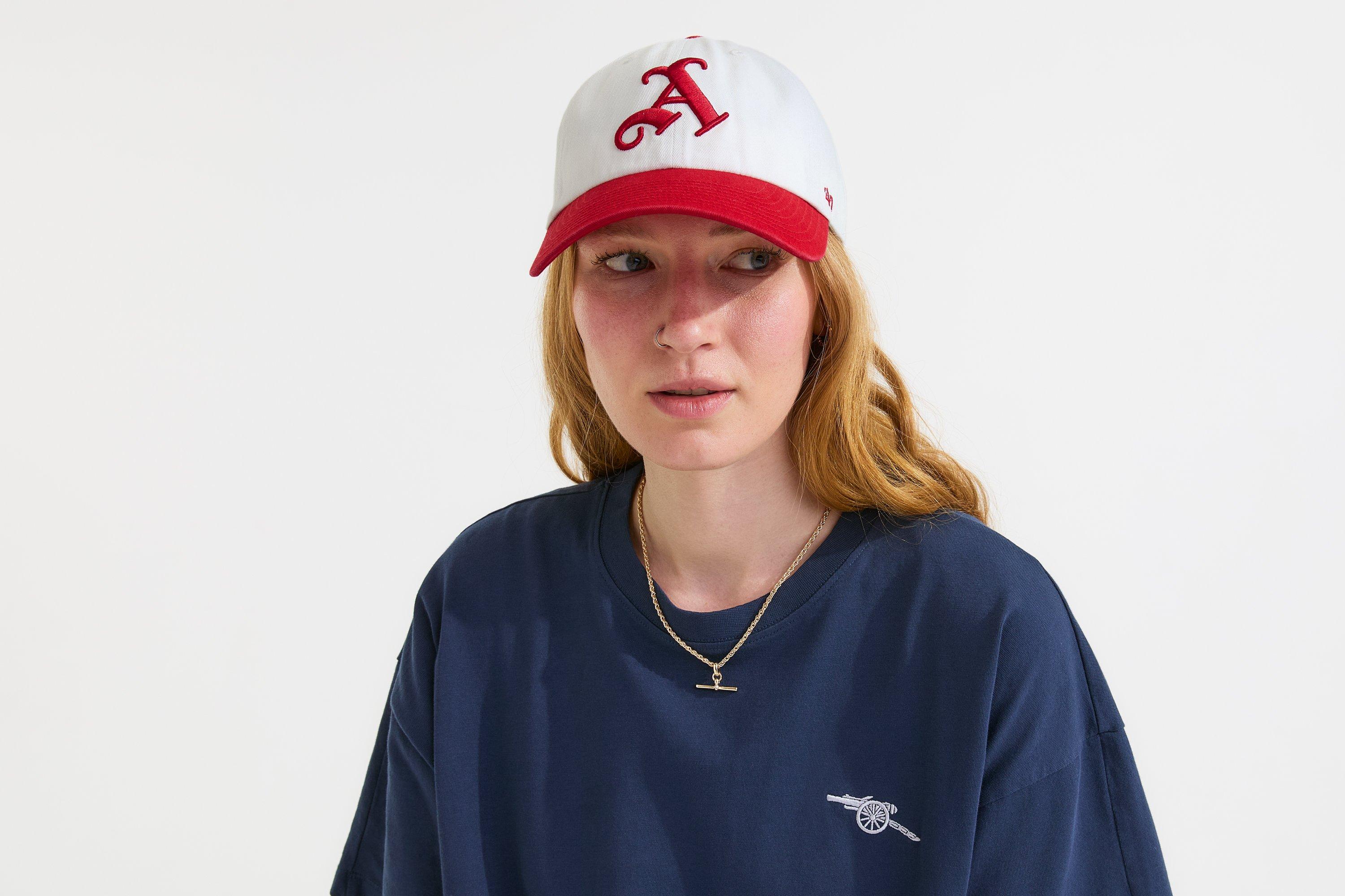 Arsenal 47 Two-Tone White and Red Gothic A Cap | Official Online Store