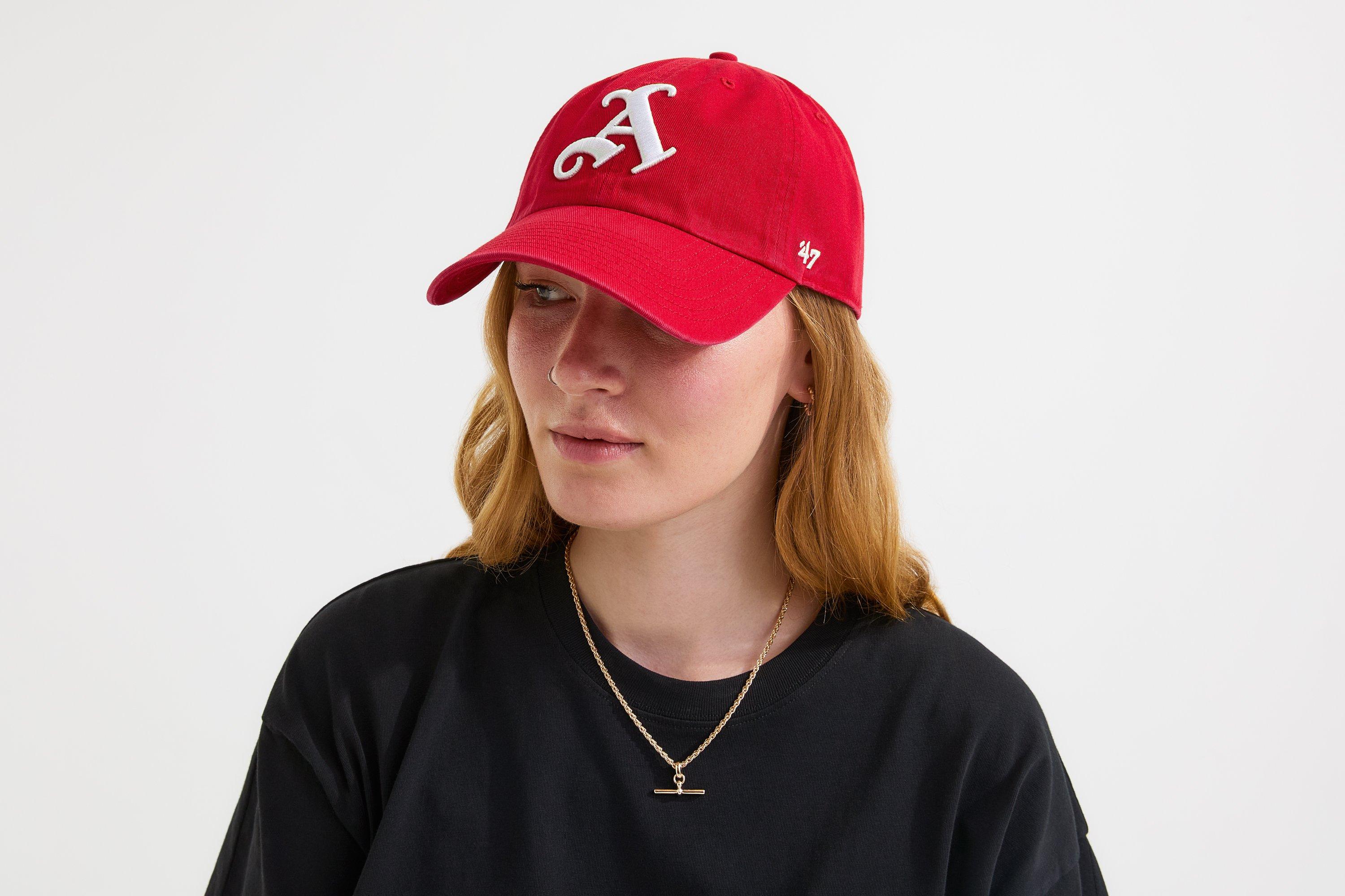 Arsenal 47 Red Gothic A Cap