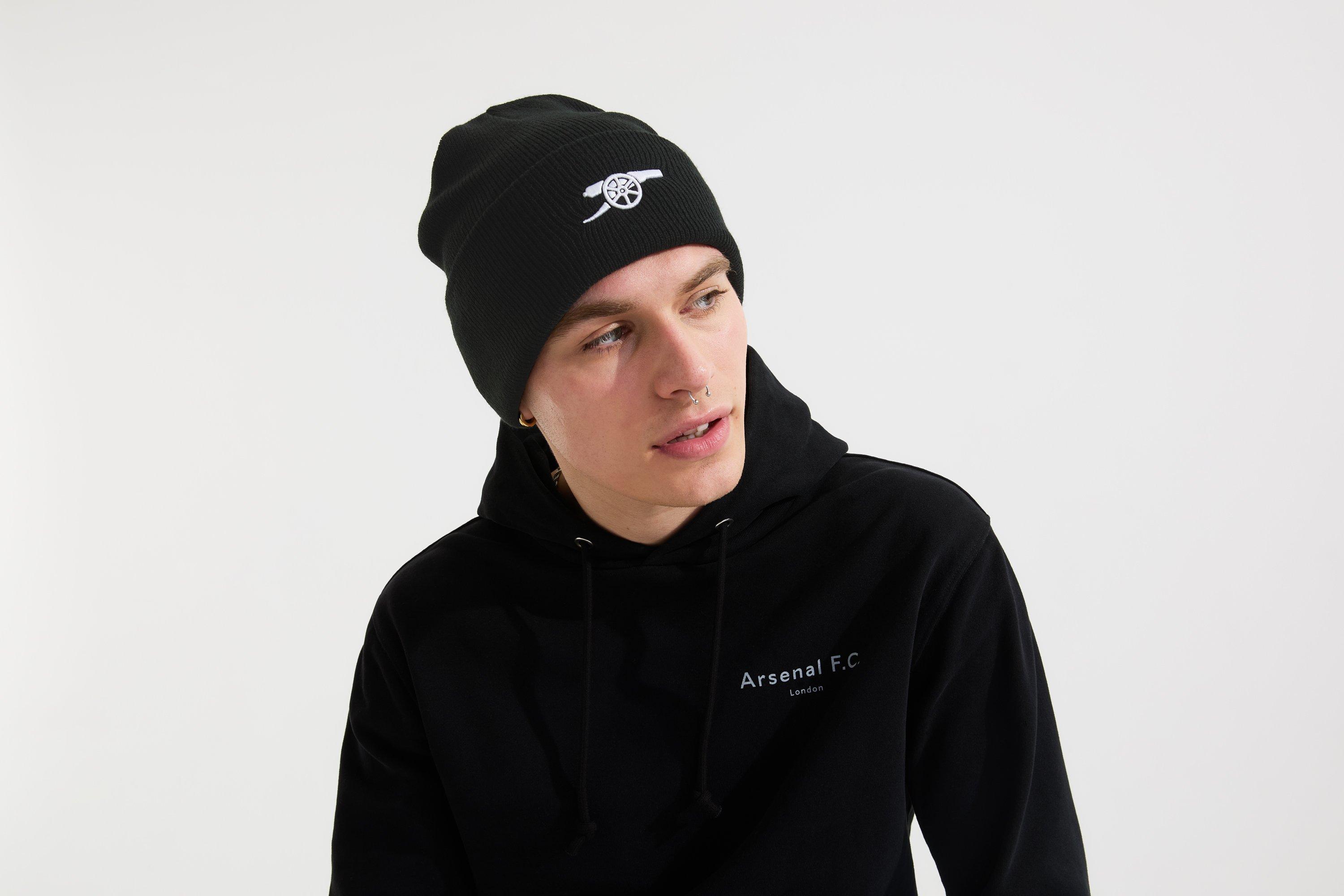 Arsenal 47 Black Cannon Beanie