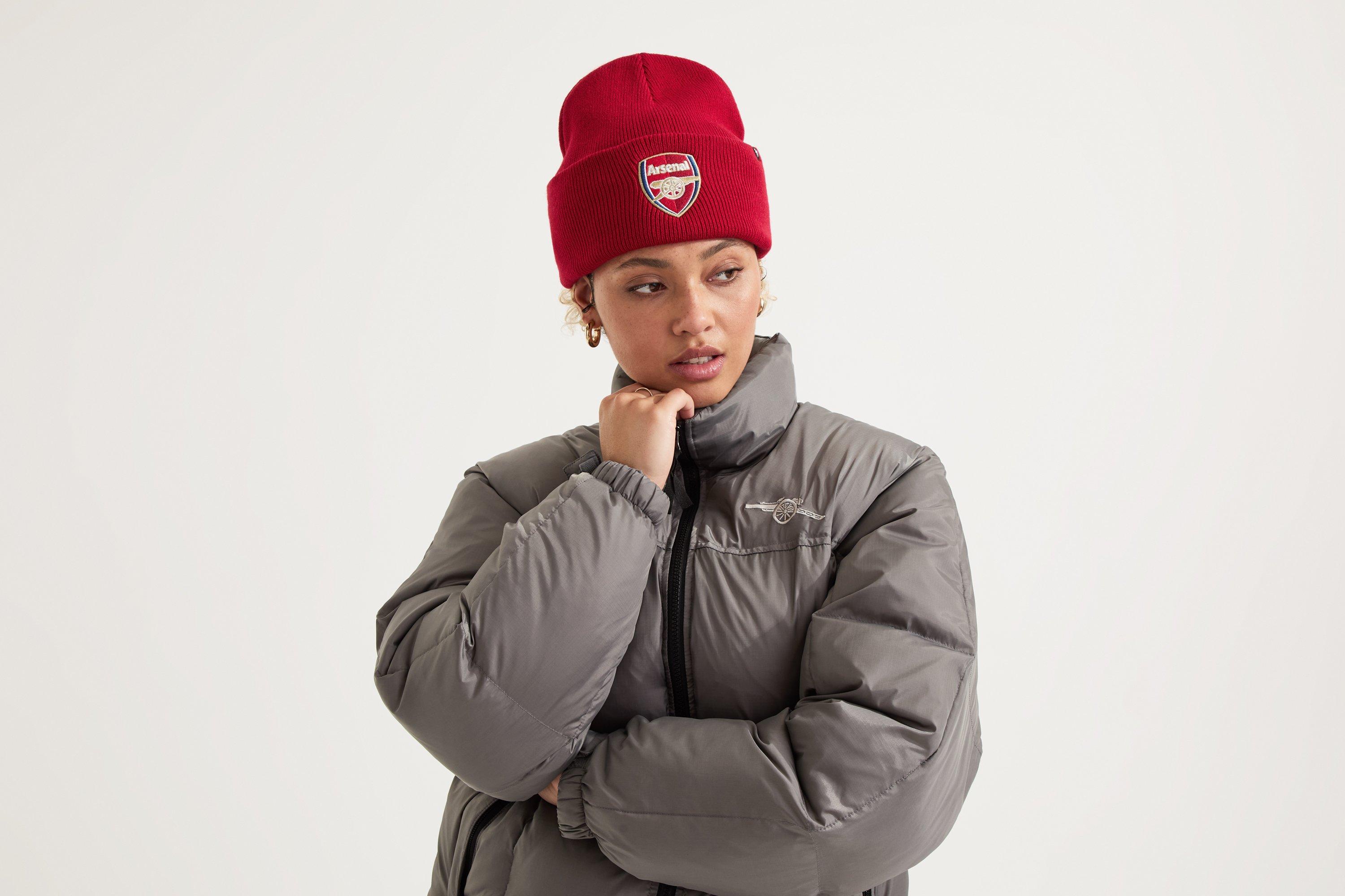 Arsenal 47 Red Crest Beanie