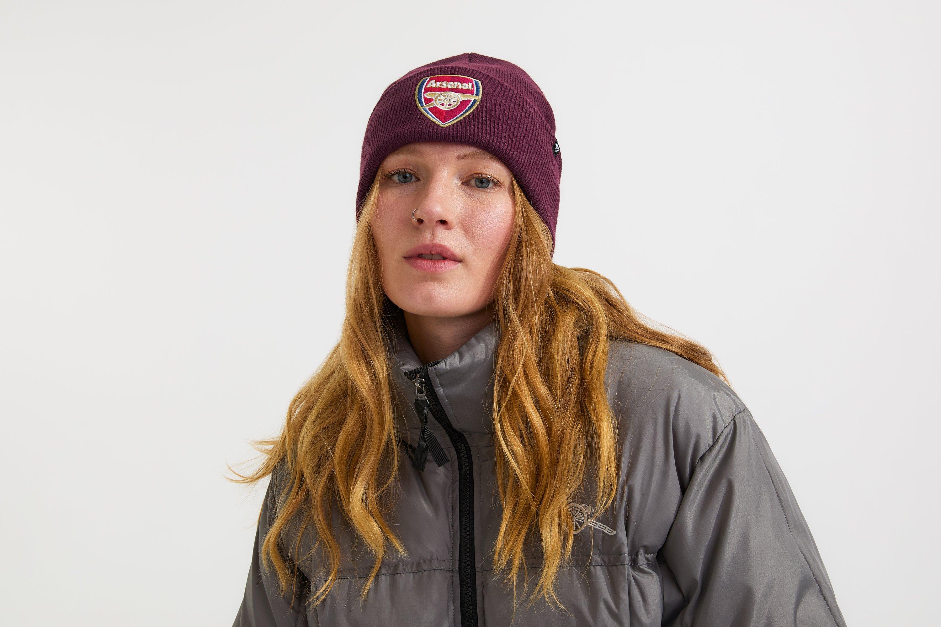 Arsenal 47 Burgundy Crest Beanie