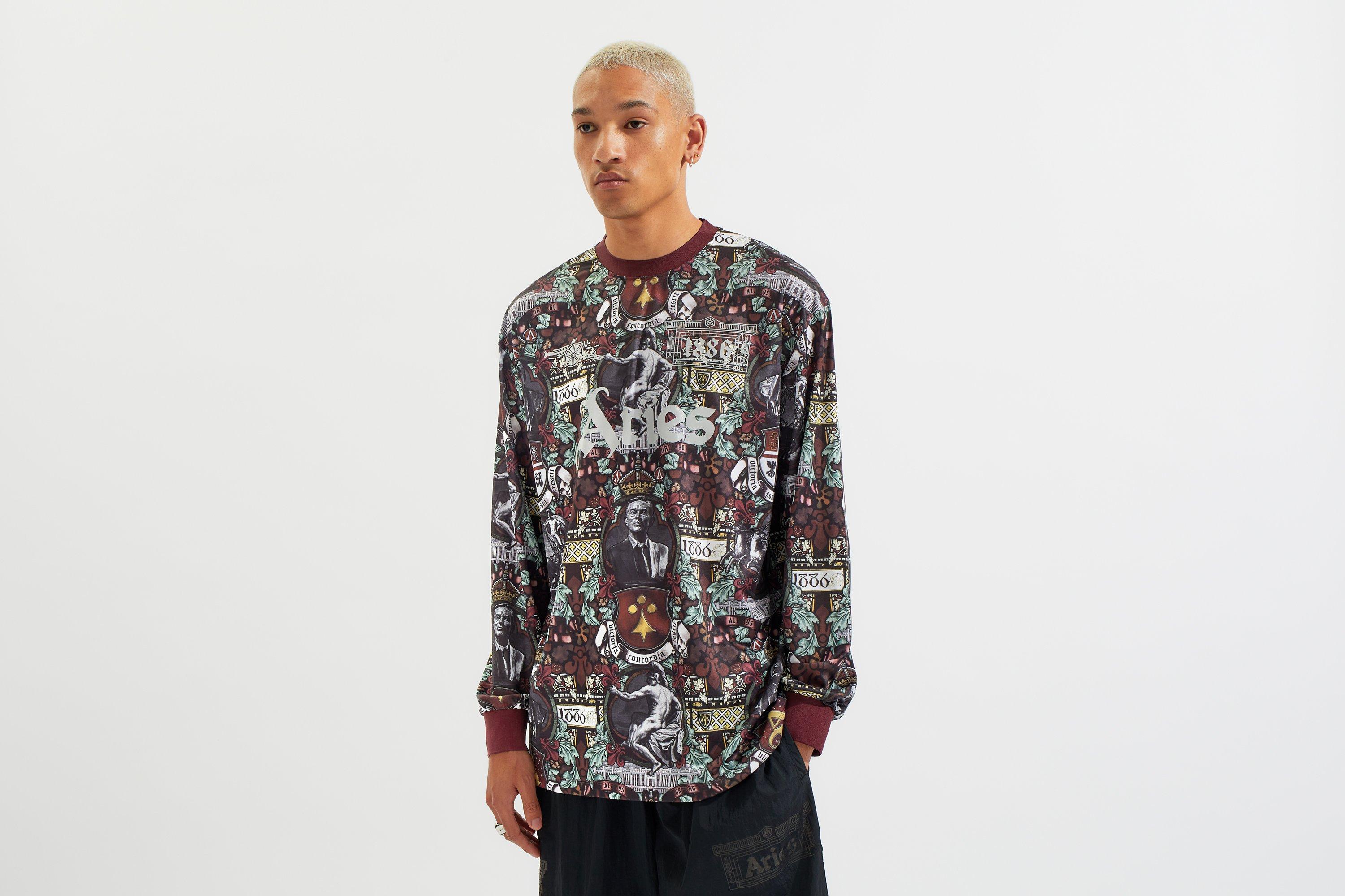 Arsenal x Aries Stained Glass Long Sleeved T-Shirt