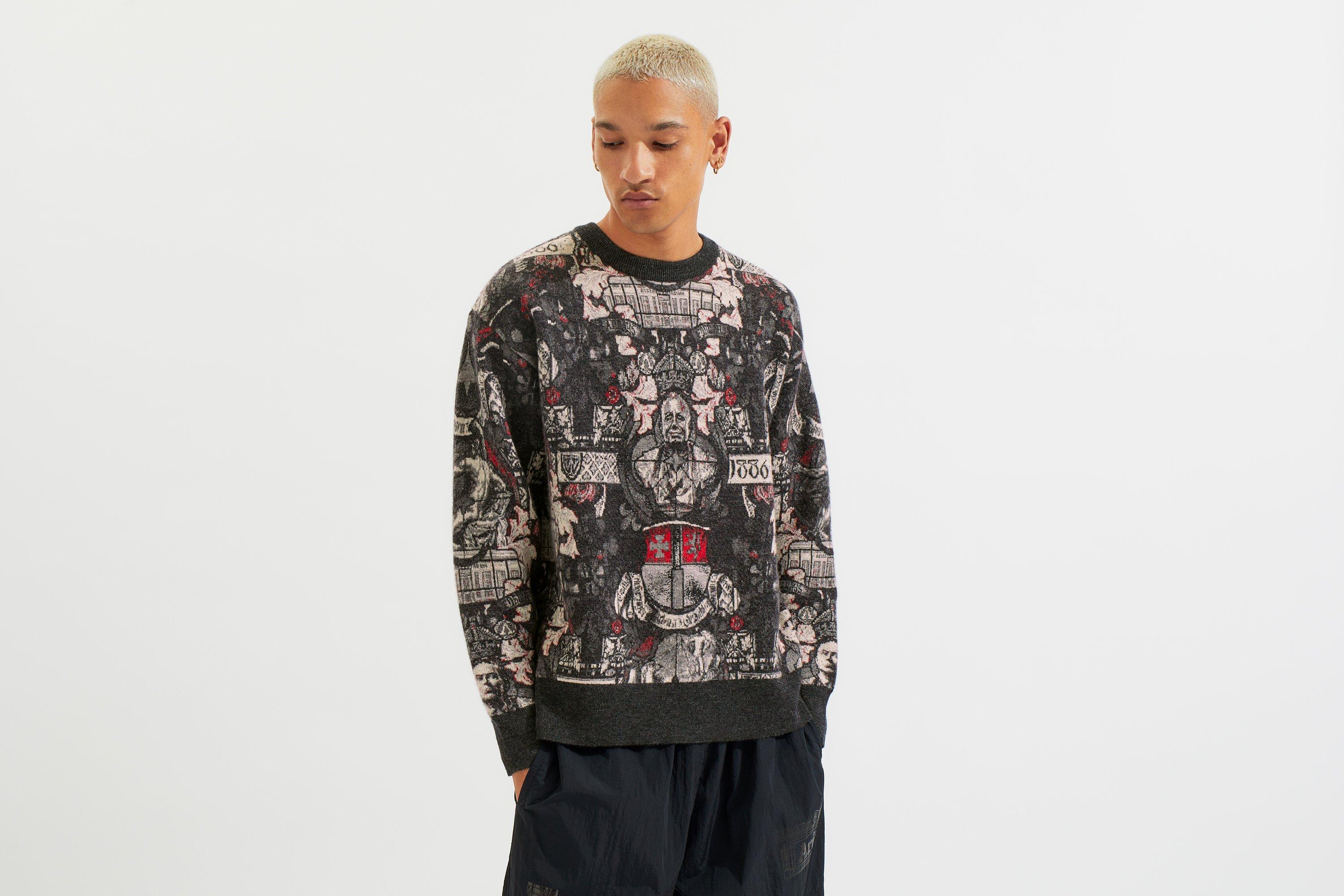 Arsenal x Aries Stained Glass Crewneck Knit