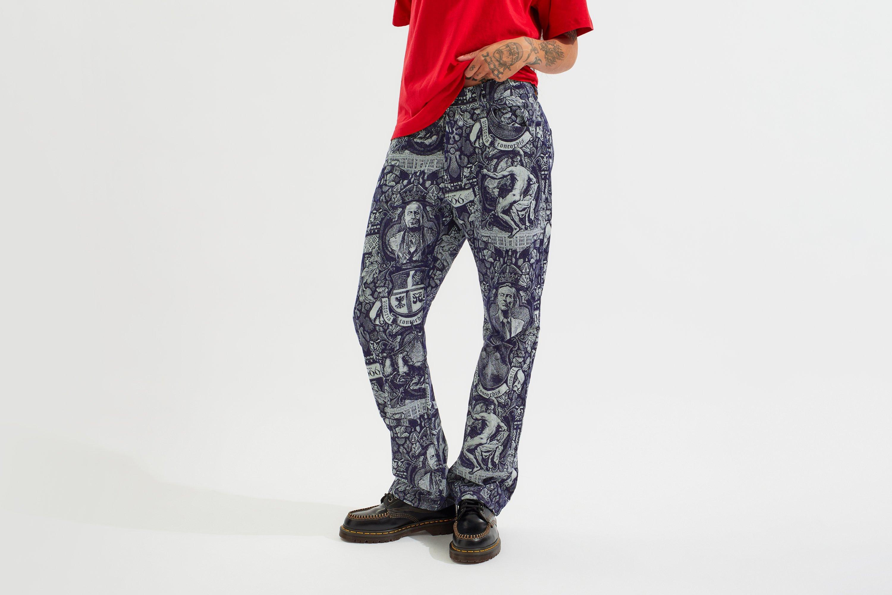 Arsenal x Aries Stained Glass Jacquard Jeans