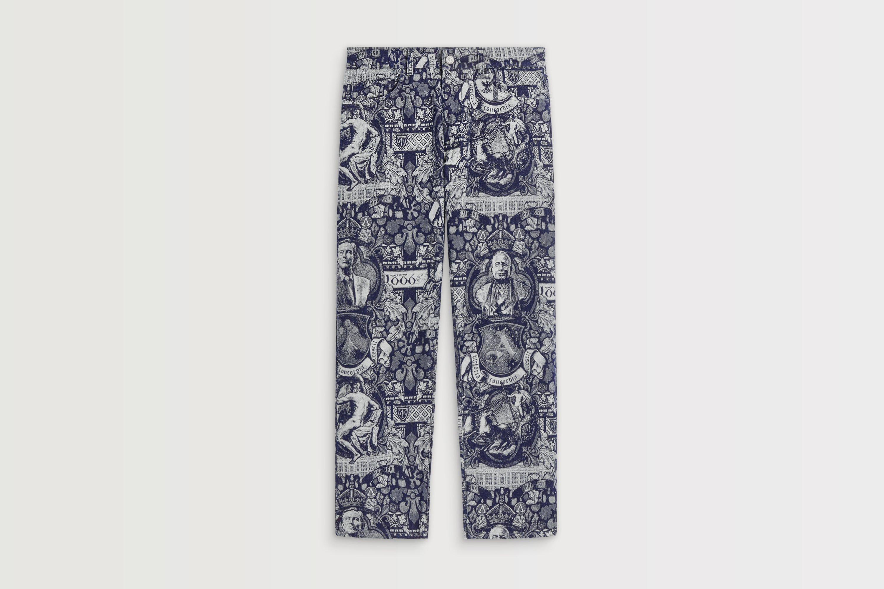 Arsenal x Aries Stained Glass Jacquard Jeans | Official Online Store 