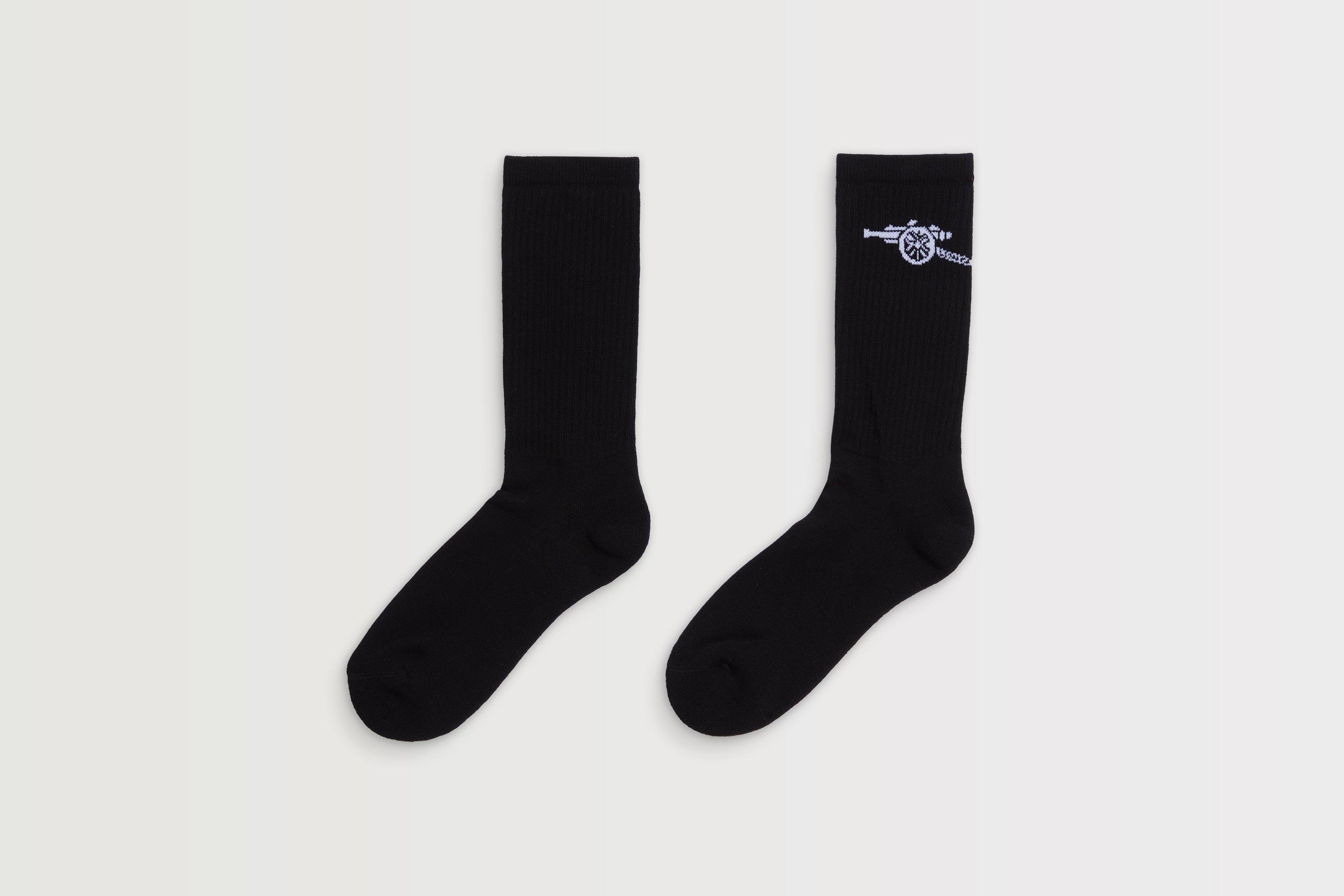 Arsenal Essentials Black Cannon Socks