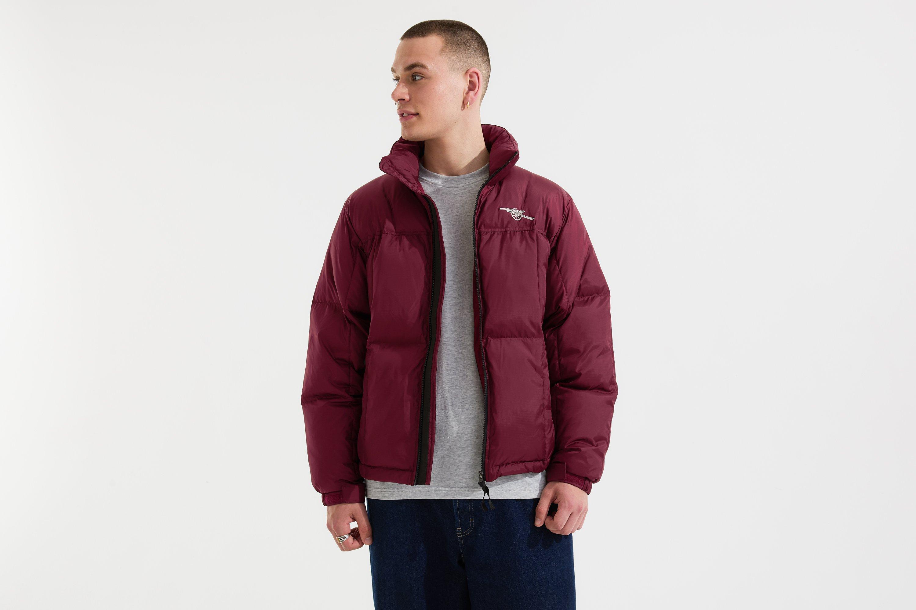 Arsenal Burgundy Cannon Puffer Jacket