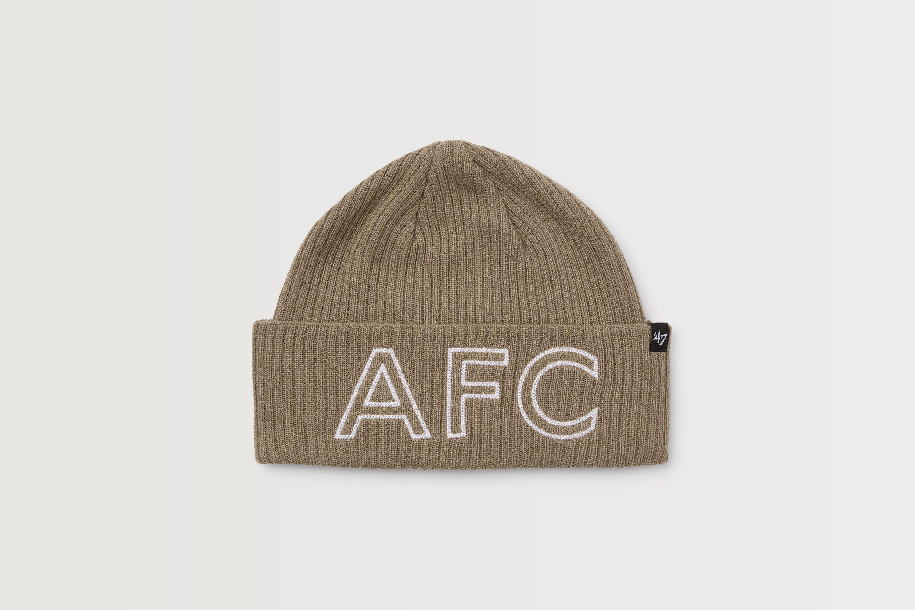 Arsenal Holloway Social Club Ribbed Cuff Brown Beanie